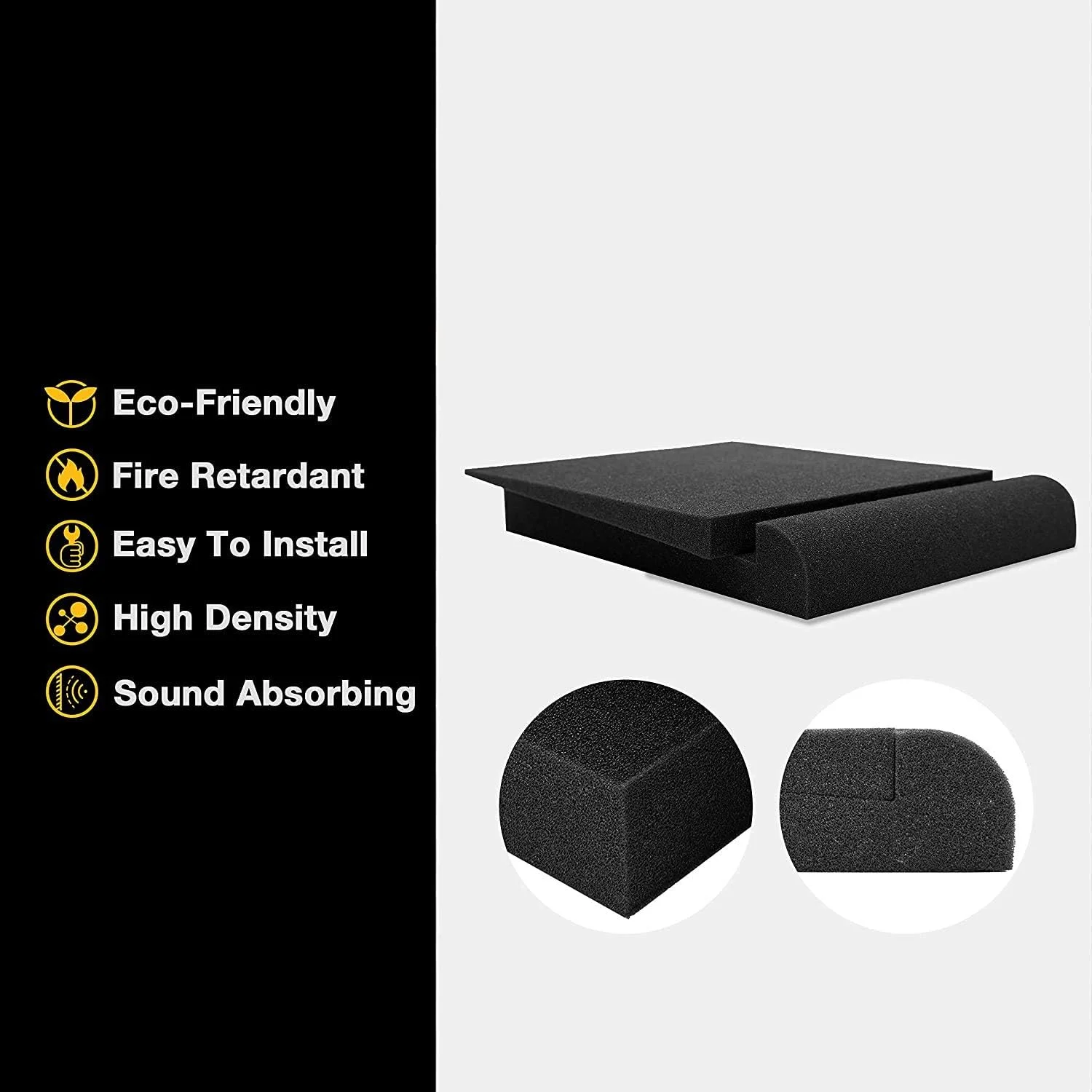 پدهای ایزولاسیون آکوستیک Sonic Acoustics، پدهای فوم ایزولاسیون بلندگو مانیتور استودیو، یک جفت پد ایزولاسیون مانیتور استودیو با چگالی بالا برای مانیتورهای 5 اینچی پدهای ایزولاسیون آکوستیک Sonic Acoustics، پدهای فوم ایزولاسیون بلندگو مانیتور استودیو، یک جفت پد ایزولاسیون مانیتور استودیو با چگالی بالا برای مانیتورهای 5 اینچی