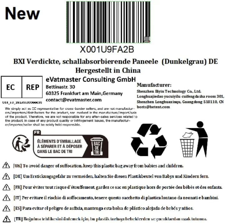 پنل های ضخیم جاذب صدا BXI، بسته 12 عددی، 30 x 30 x 1.2 سانتی متر، پنل های آکوستیک متراکم، کاهش نویز اکو، پنل های استودیویی قابل نصب برای دیوار و سقف، تصفیه صوتی (خاکستری تیره) پنل های ضخیم جاذب صدا BXI، بسته 12 عددی، 30 x 30 x 1.2 سانتی متر، پنل های آکوستیک متراکم، کاهش نویز اکو، پنل های استودیویی قابل نصب برای دیوار و سقف، تصفیه صوتی (خاکستری تیره)