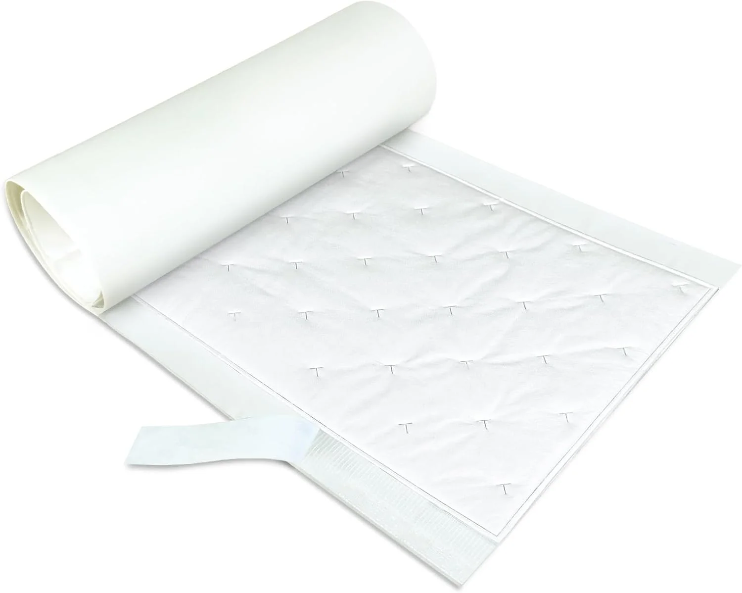 فوم عایق صدا لوله دوگانه BXI، 100x34x0.8 سانتی متر، فوم آکوستیک لاستیکی جاذب صدا، پنل های آکوستیک برای HVAC، ماشین، پنجره، دیوار، درب