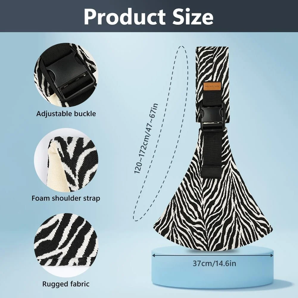 آغوشی نوزاد AOOWU، آغوشی بچه، آغوشی کودک نوپا، آغوشی پارچه ای نوزاد با بند شانه قابل تنظیم، آغوشی نوزاد با بند شانه، آغوشی نوزاد برای نوزادان تا کودکان نوپا