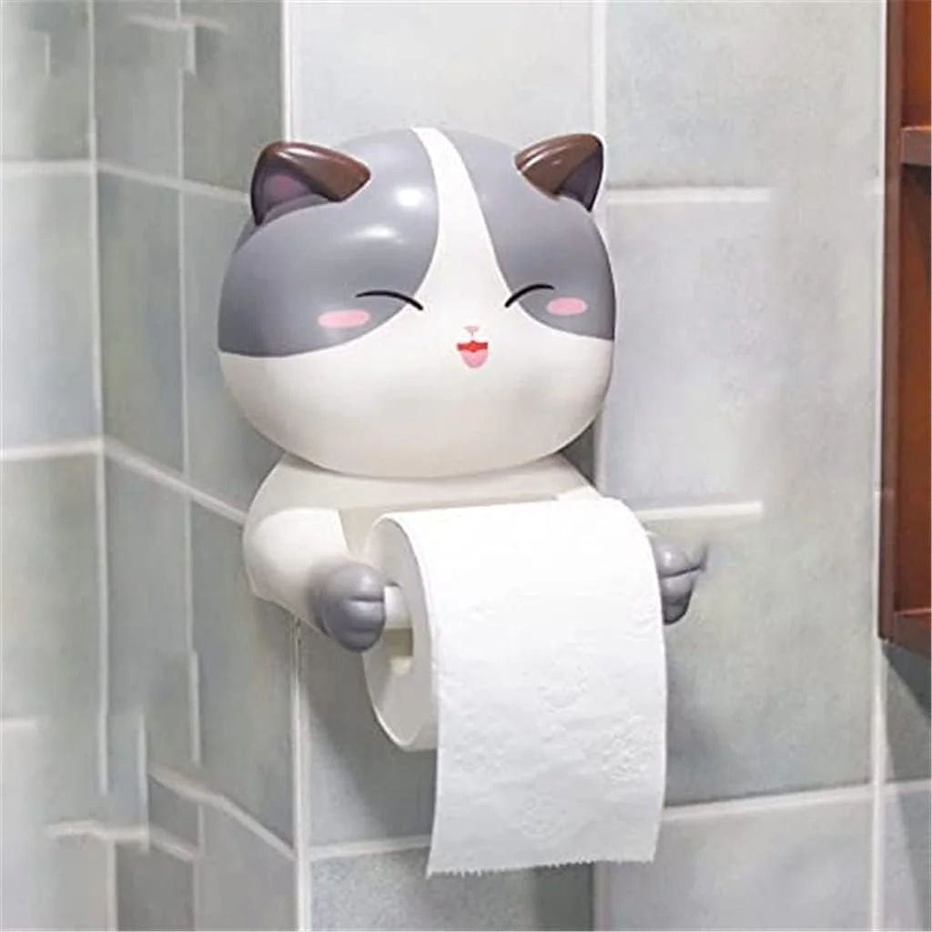 جا دستمال کاغذی WXYZABC طرح کارتونی خلاقانه، استند و نگهدارنده دستمال توالت، لوازم جانبی حمام، پخش کننده دستمال توالت