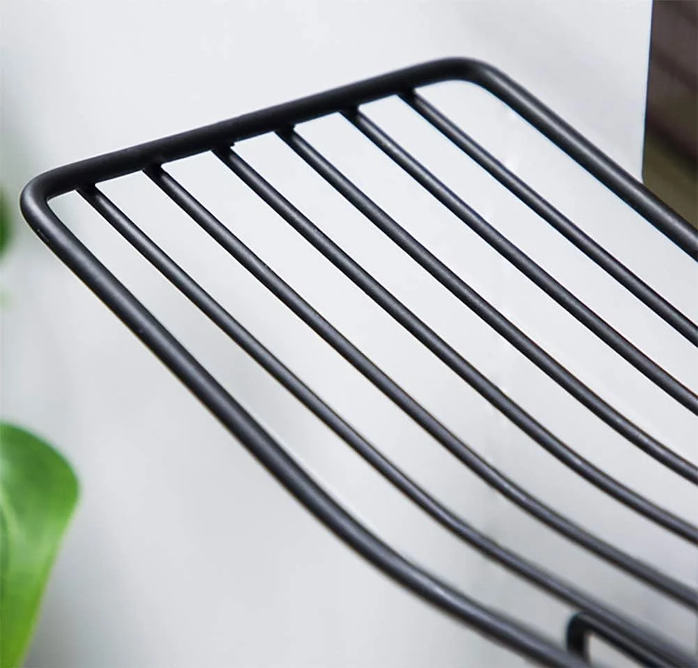 جا دستمال کاغذی چسبی Wosta با قفسه تلفن، استیل ضد زنگ SUS 304، نصب دیواری، مقاوم در برابر زنگ زدگی و مناسب حمام، دارای قفسه - مشکی جا دستمال کاغذی چسبی Wosta با قفسه تلفن، استیل ضد زنگ SUS 304، نصب دیواری، مقاوم در برابر زنگ زدگی و مناسب حمام، دارای قفسه - مشکی