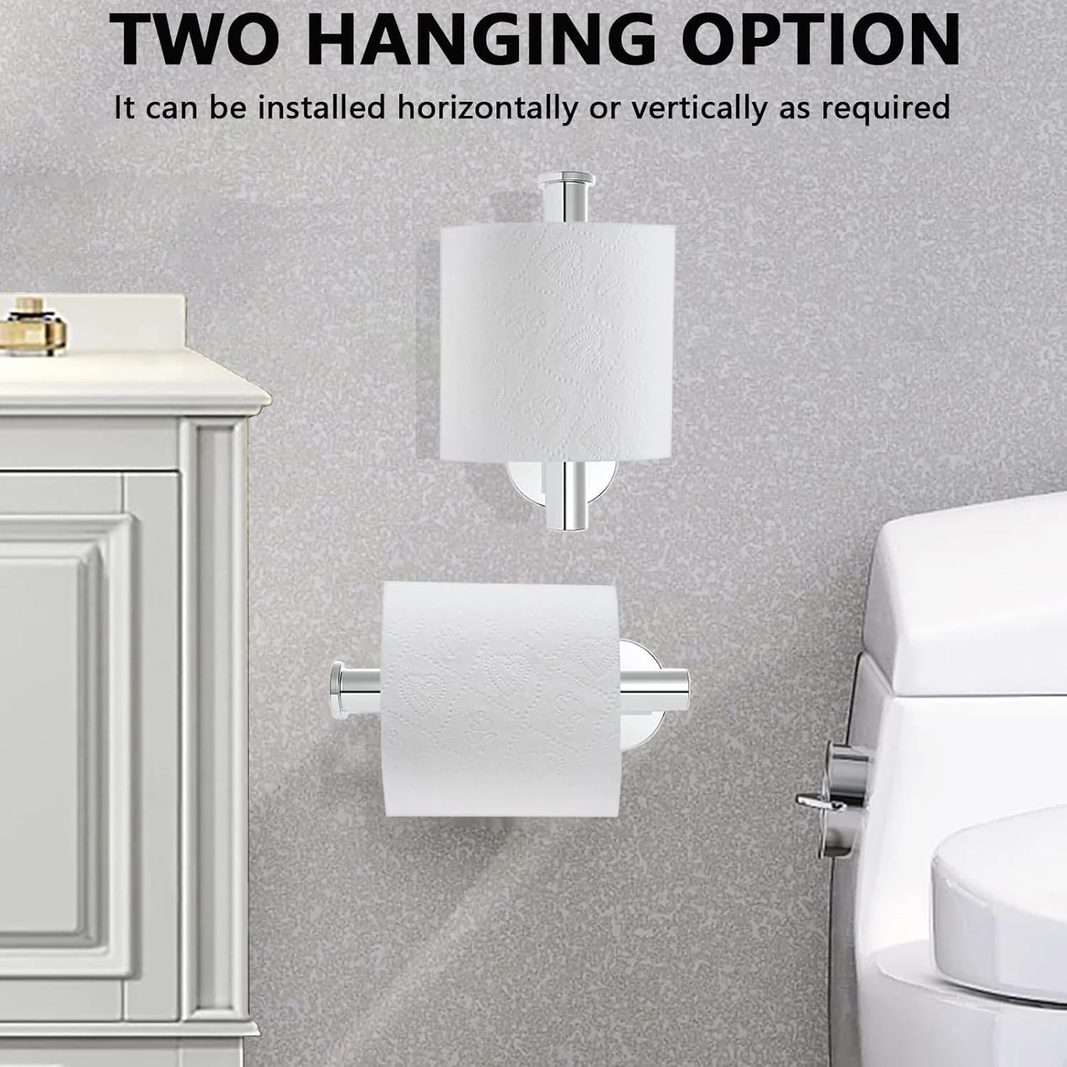 جا دستمال کاغذی توالت WOOPHEN استیل ضد زنگ SUS304، جا رولی دستمال کاغذی گرد مدرن، نصب دیواری، پخش کننده رول دستمال کاغذی توالت 6 اینچی برای حمام، آشپزخانه، دستشویی (پرداخت کروم) جا دستمال کاغذی توالت WOOPHEN استیل ضد زنگ SUS304، جا رولی دستمال کاغذی گرد مدرن، نصب دیواری، پخش کننده رول دستمال کاغذی توالت 6 اینچی برای حمام، آشپزخانه، دستشویی (پرداخت کروم)