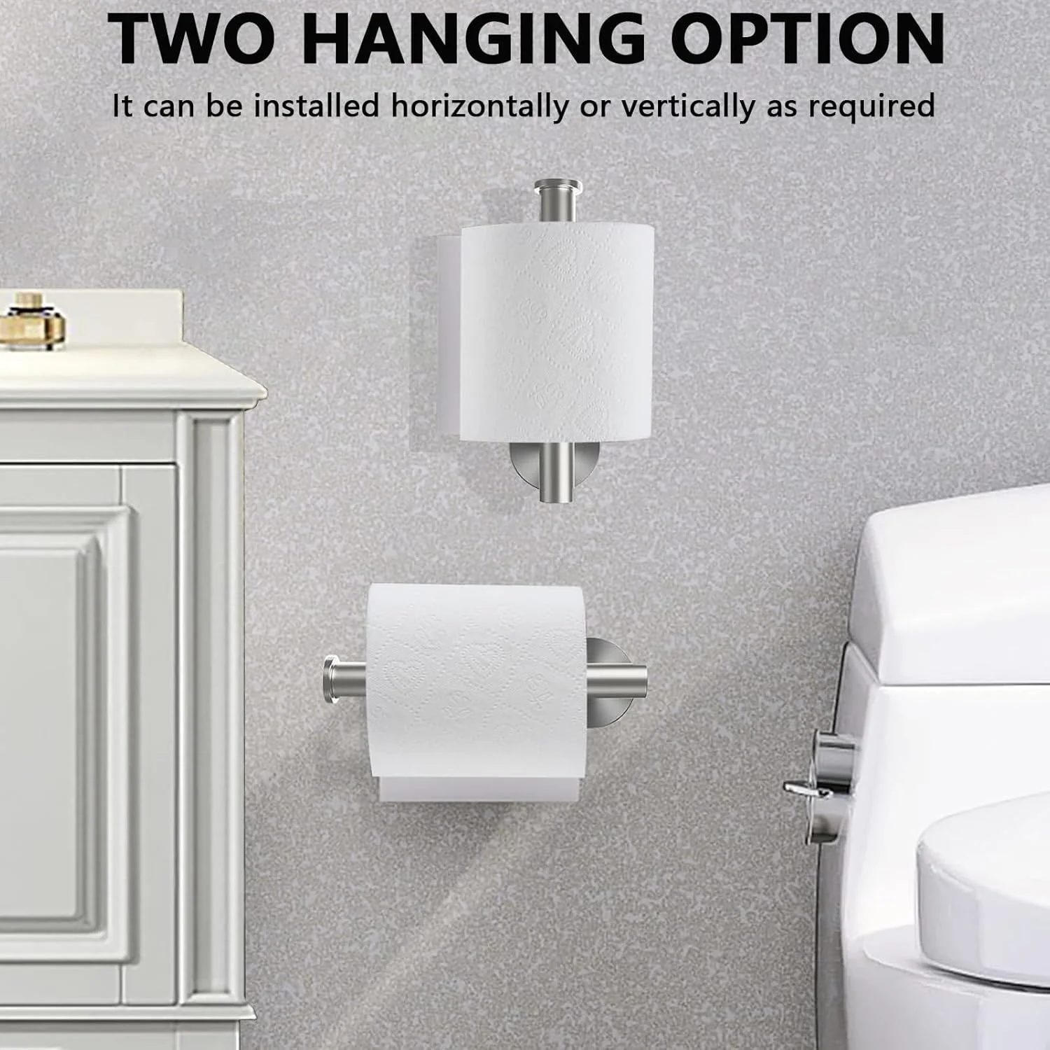 جا دستمال کاغذی توالت WOOPHEN استیل ضد زنگ، جا رولی دستمال کاغذی گرد مدرن، جا رولی توالت دیواری 6 اینچی برای حمام، آشپزخانه، دستشویی (نیکل برس خورده) جا دستمال کاغذی توالت WOOPHEN استیل ضد زنگ، جا رولی دستمال کاغذی گرد مدرن، جا رولی توالت دیواری 6 اینچی برای حمام، آشپزخانه، دستشویی (نیکل برس خورده)