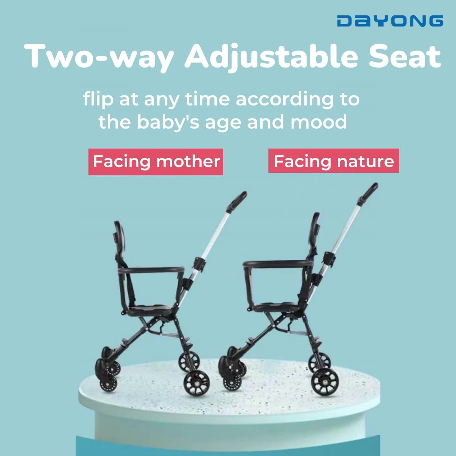 کالسکه بچه دایونگ، کالسکه مسافرتی تاشو با سایبان، تاشو با یک دست، کالسکه سبک و جمع و جور برای پیاده روی، خرید، مسافرت هوایی برای کودکان 1-3 ساله. (مشکی) کالسکه بچه دایونگ، کالسکه مسافرتی تاشو با سایبان، تاشو با یک دست، کالسکه سبک و جمع و جور برای پیاده روی، خرید، مسافرت هوایی برای کودکان 1-3 ساله. (مشکی)