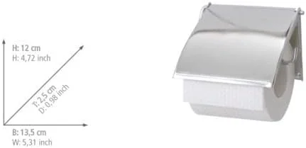 WENKO Toilet Paper Holder Cover