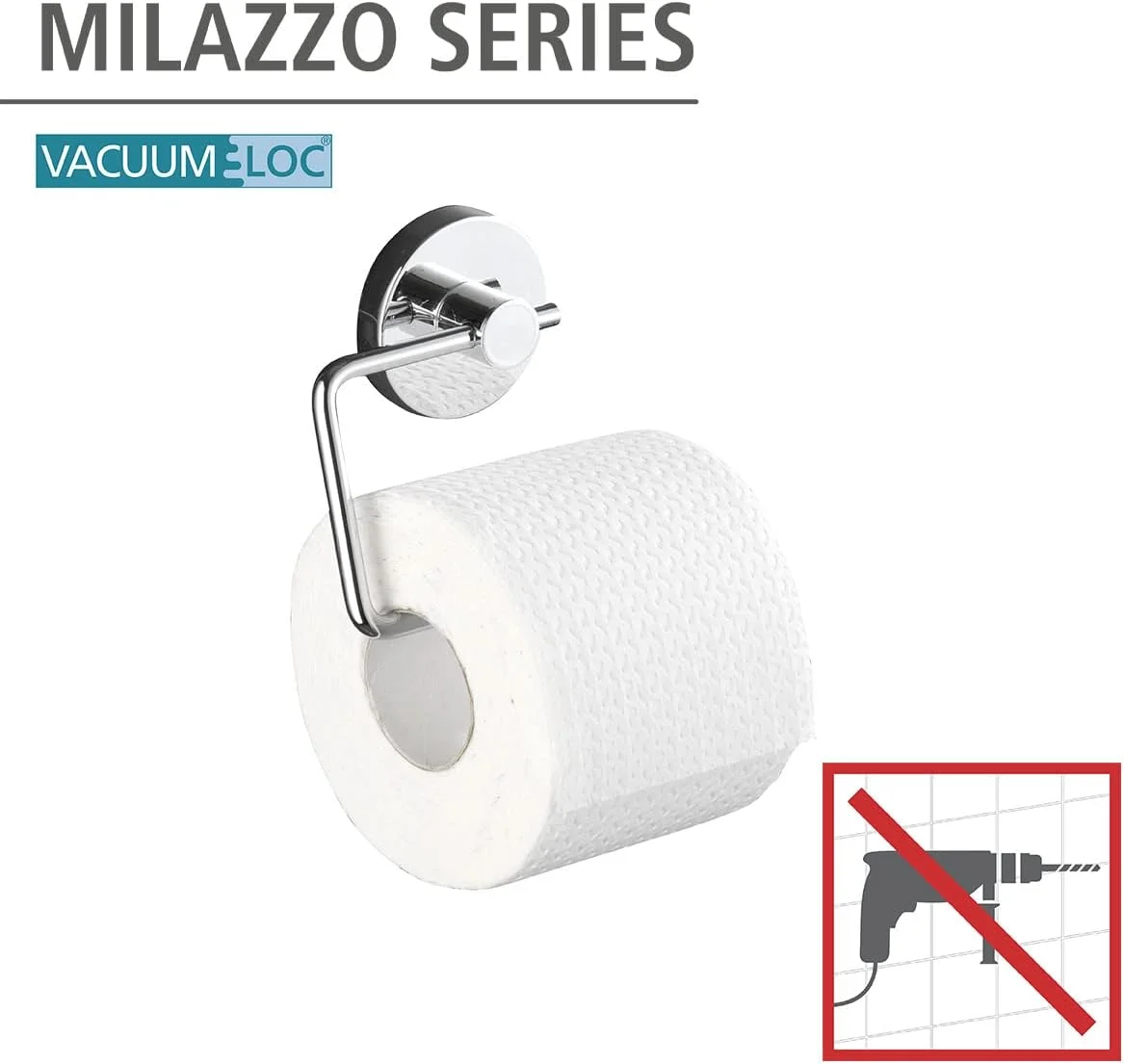 جا دستمال توالت ونکو مدل Vacuum-Loc Milazzo