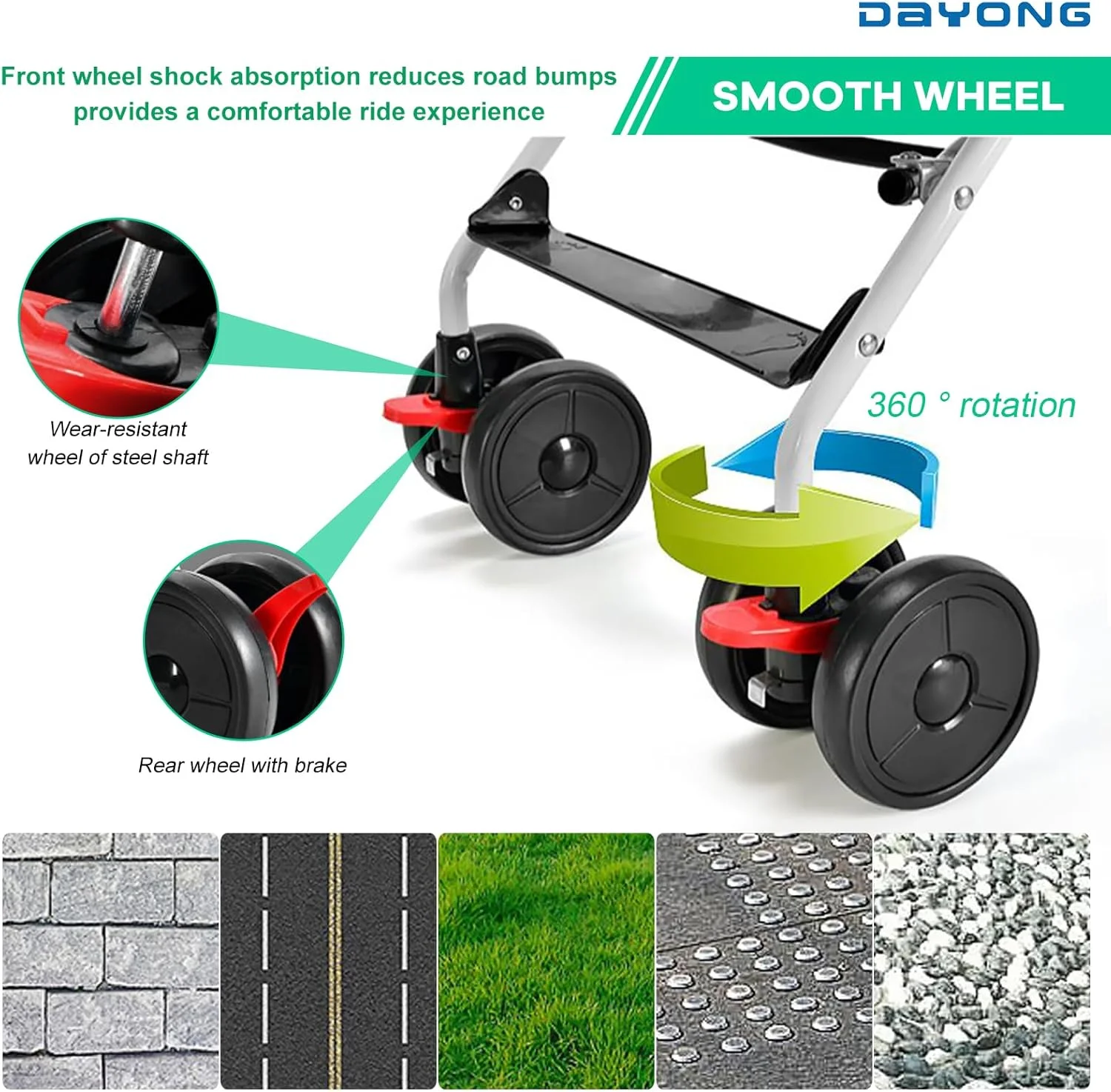 کالسکه مسافرتی تاشو سبک وزن دایونگ، کالسکه جمع و جور تاشو با یک دست، تحمل وزن 20 کیلوگرم، کالسکه عصایی کودک برای نوزادان 0-36 ماهه (خاکستری) کالسکه مسافرتی تاشو سبک وزن دایونگ، کالسکه جمع و جور تاشو با یک دست، تحمل وزن 20 کیلوگرم، کالسکه عصایی کودک برای نوزادان 0-36 ماهه (خاکستری)