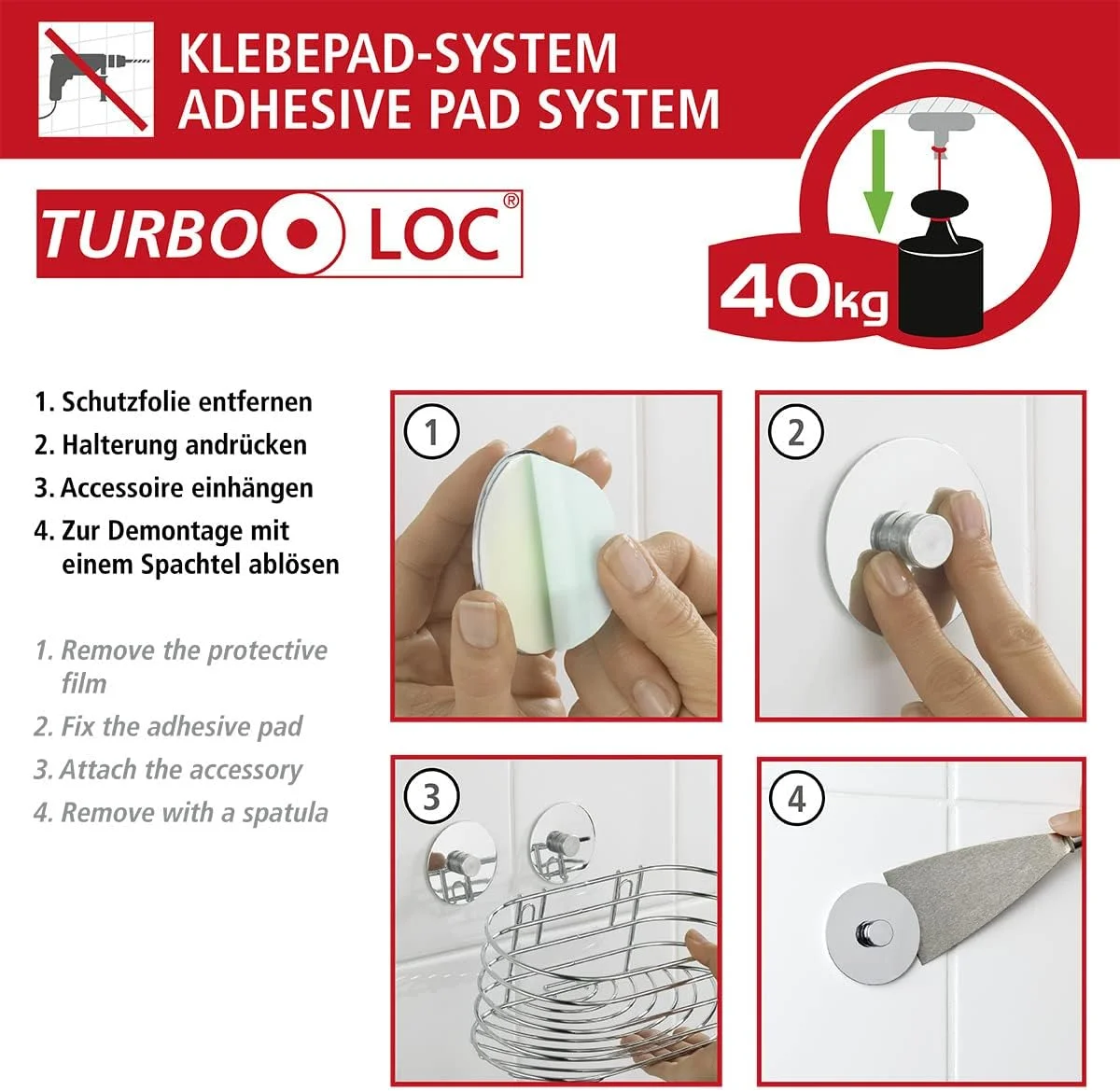 جا دستمال کاغذی ونکو مدل Turbo-Loc®