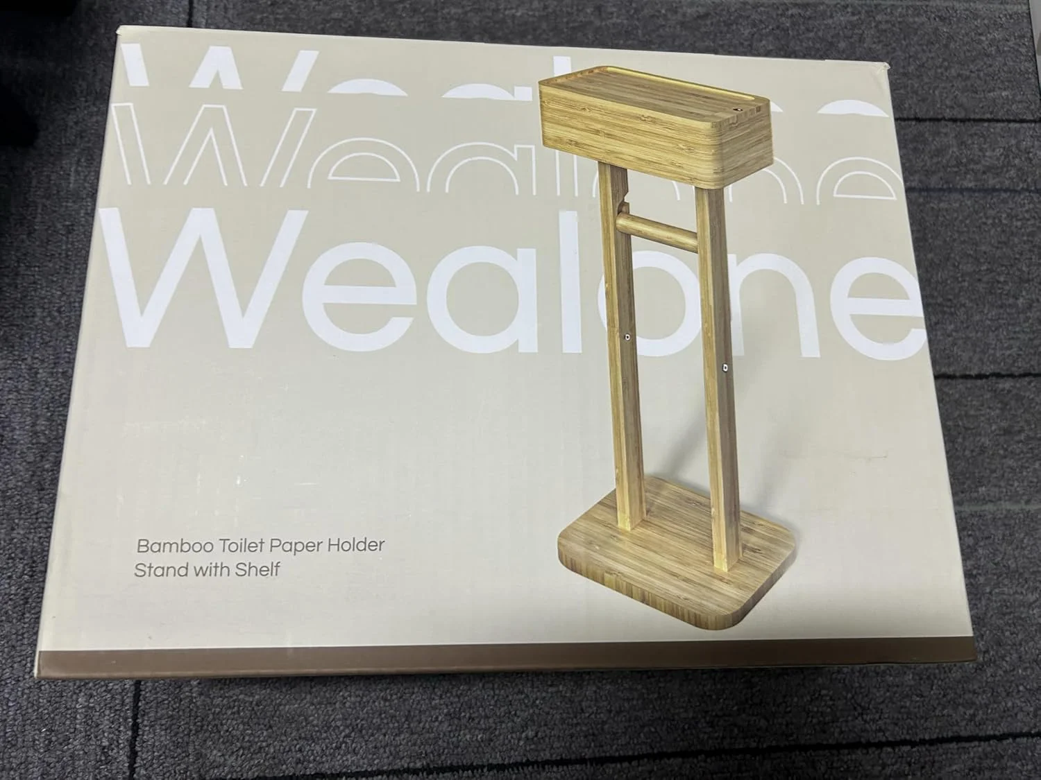 پایه نگهدارنده دستمال توالت 4 در 1 Wealone با جعبه قفسه ذخیره سازی، رول دستمال کاغذی بامبو با قابلیت چرخش 360 درجه، سازمان دهنده رومیزی پخش کننده دستمال مرطوب توالت برای دکوراسیون حمام (دارای ثبت اختراع) پایه نگهدارنده دستمال توالت 4 در 1 Wealone با جعبه قفسه ذخیره سازی، رول دستمال کاغذی بامبو با قابلیت چرخش 360 درجه، سازمان دهنده رومیزی پخش کننده دستمال مرطوب توالت برای دکوراسیون حمام (دارای ثبت اختراع)
