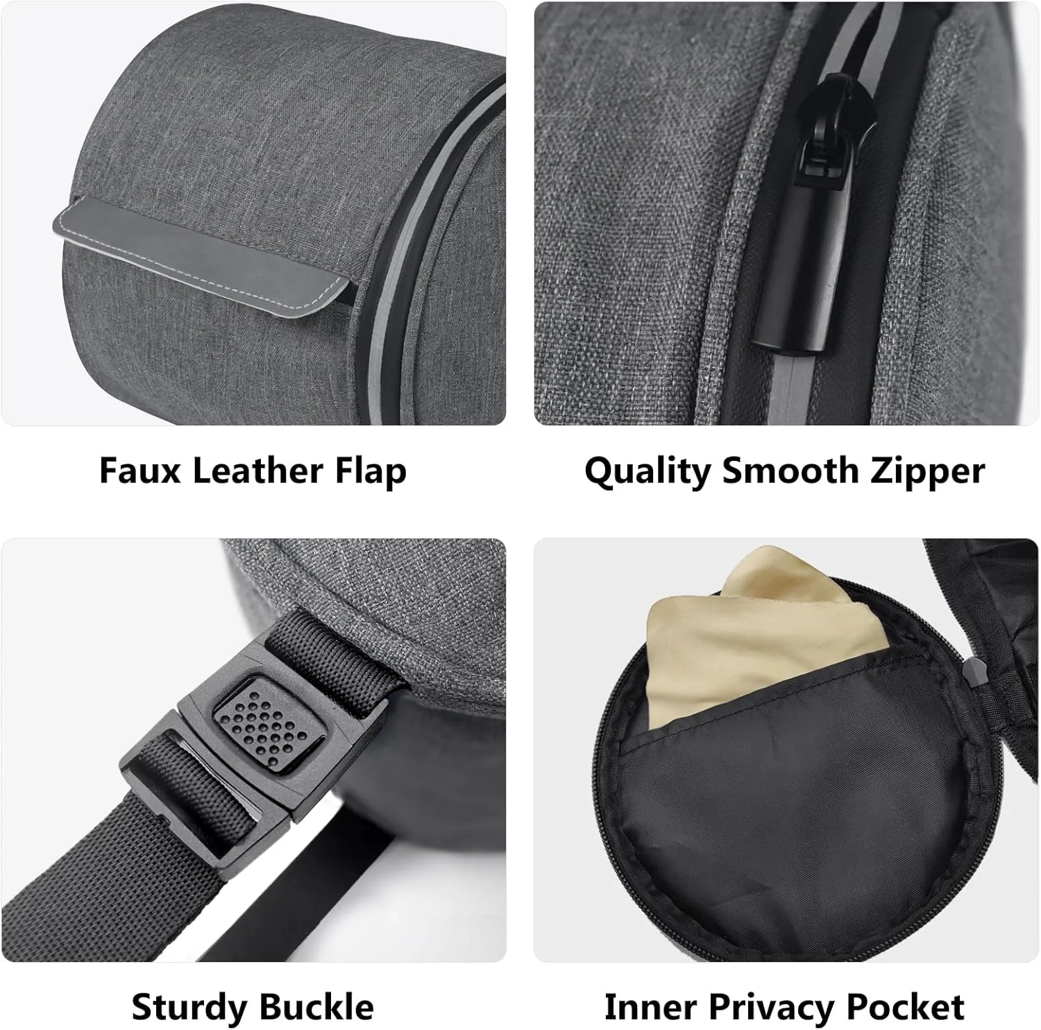 جا دستمال کاغذی آویز ضد گربه، محفظه دستمال رولی ضد آب و قابل حمل با بند قابل تنظیم، سازمان دهنده دستمال رولی قابل استفاده مجدد برای کمپینگ، حمام، آشپزخانه، مسافرت، خاکستری