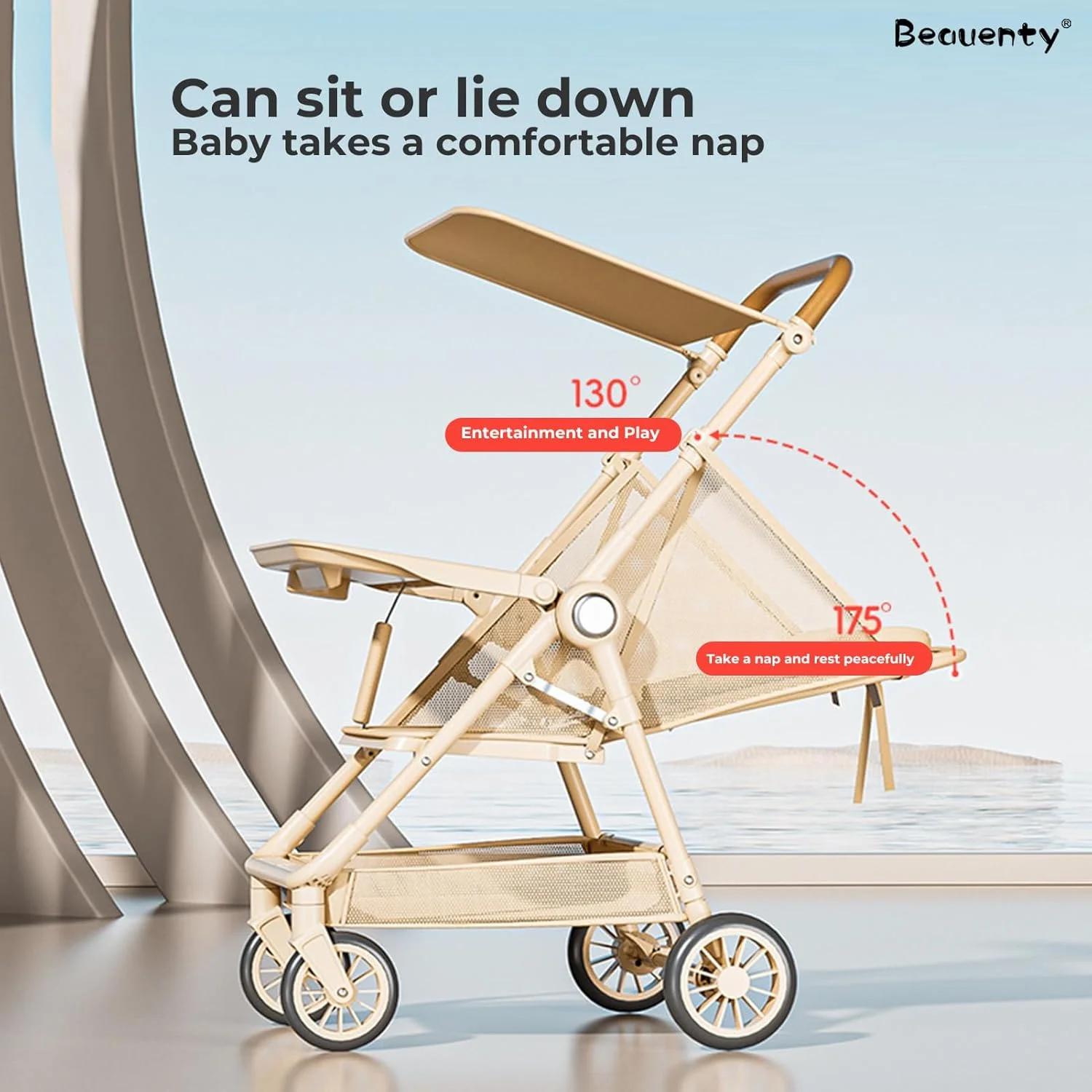 کالسکه مسافرتی سبک وزن کودک بیوتی، کالسکه جمع و جور قابل حمل برای نوزاد دختر و پسر 6-60 ماهه، چرخ جهانی 360 درجه با ترمز، سایبان، سینی غذای کودک جداشدنی، لوازم مسافرتی تاشو (مشکی) کالسکه مسافرتی سبک وزن کودک بیوتی، کالسکه جمع و جور قابل حمل برای نوزاد دختر و پسر 6-60 ماهه، چرخ جهانی 360 درجه با ترمز، سایبان، سینی غذای کودک جداشدنی، لوازم مسافرتی تاشو (مشکی)