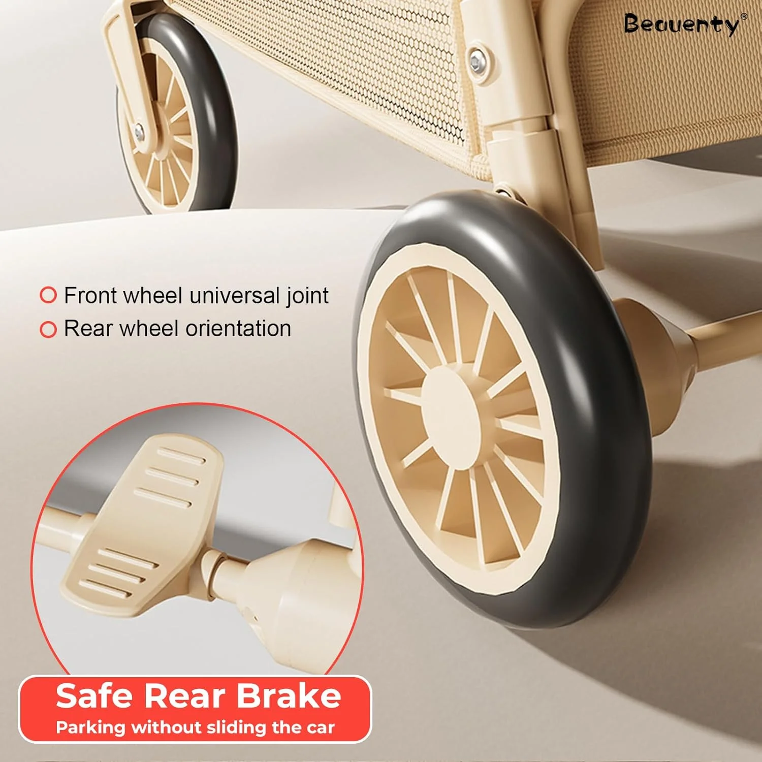 کالسکه مسافرتی سبک وزن کودک بیوتی، کالسکه جمع و جور قابل حمل برای نوزاد دختر و پسر 6-60 ماهه، چرخ جهانی 360 درجه با ترمز، سایبان، سینی غذای کودک جداشدنی، لوازم مسافرتی تاشو (مشکی) کالسکه مسافرتی سبک وزن کودک بیوتی، کالسکه جمع و جور قابل حمل برای نوزاد دختر و پسر 6-60 ماهه، چرخ جهانی 360 درجه با ترمز، سایبان، سینی غذای کودک جداشدنی، لوازم مسافرتی تاشو (مشکی)