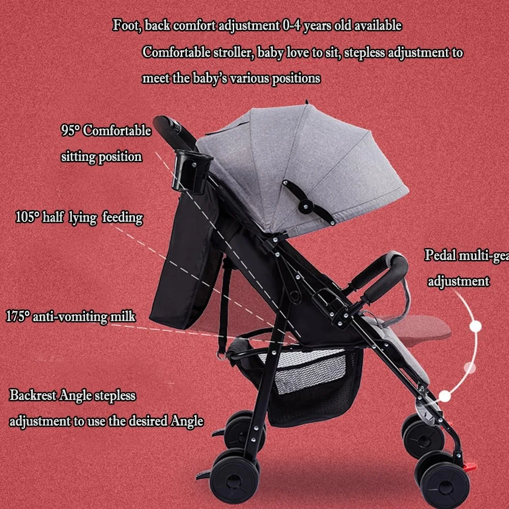 کالسکه بچه AM ANNA، کالسکه مسافرتی سبک و جمع و جور، تاشو فوق العاده جمع و جور و مناسب هواپیما، صندلی تکیه گاه نزدیک به حالت خوابیده، نوزاد تا نوپا کالسکه بچه AM ANNA، کالسکه مسافرتی سبک و جمع و جور، تاشو فوق العاده جمع و جور و مناسب هواپیما، صندلی تکیه گاه نزدیک به حالت خوابیده، نوزاد تا نوپا