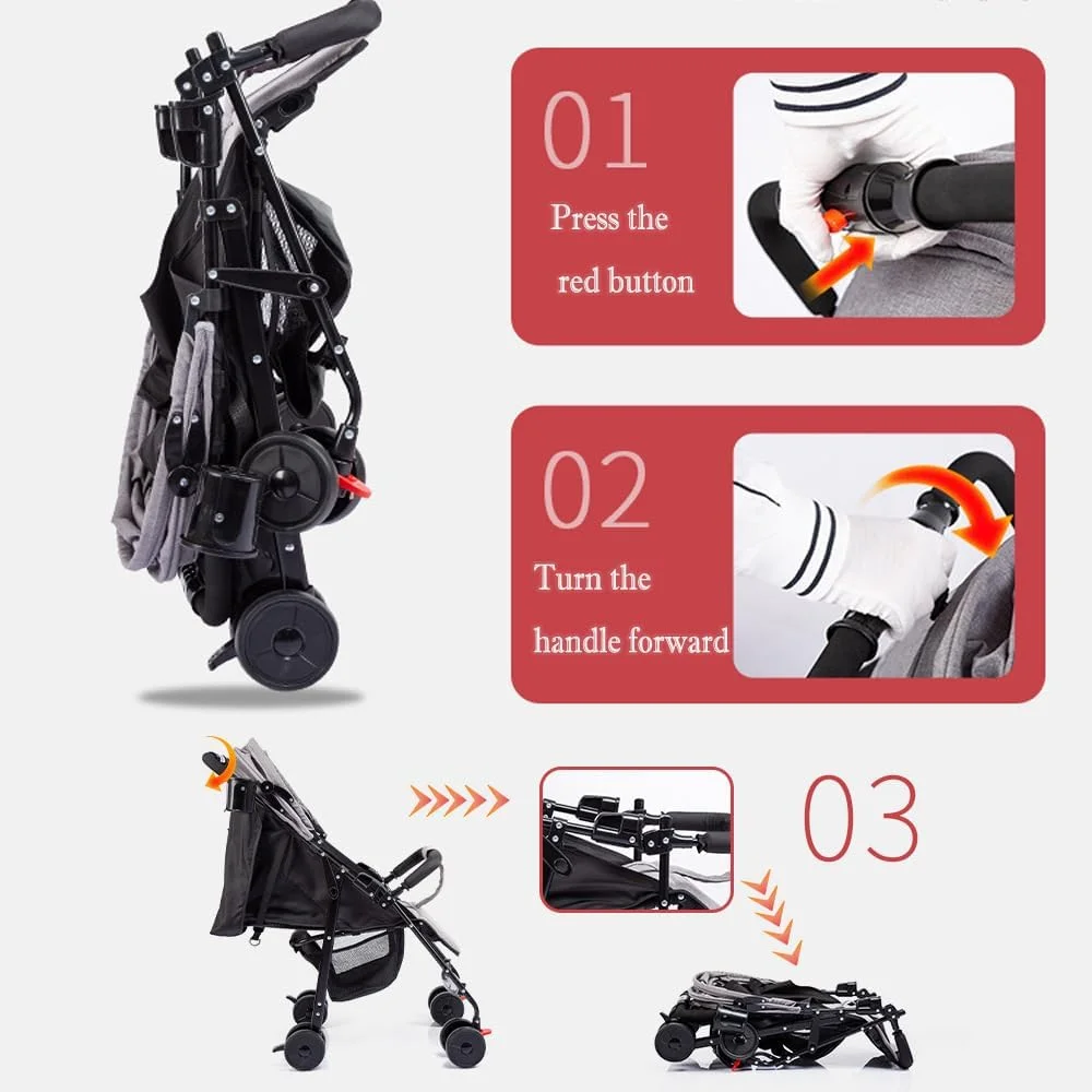 کالسکه بچه AM ANNA، کالسکه مسافرتی سبک و جمع و جور، تاشو فوق العاده جمع و جور و مناسب هواپیما، صندلی تکیه گاه نزدیک به حالت خوابیده، نوزاد تا نوپا کالسکه بچه AM ANNA، کالسکه مسافرتی سبک و جمع و جور، تاشو فوق العاده جمع و جور و مناسب هواپیما، صندلی تکیه گاه نزدیک به حالت خوابیده، نوزاد تا نوپا