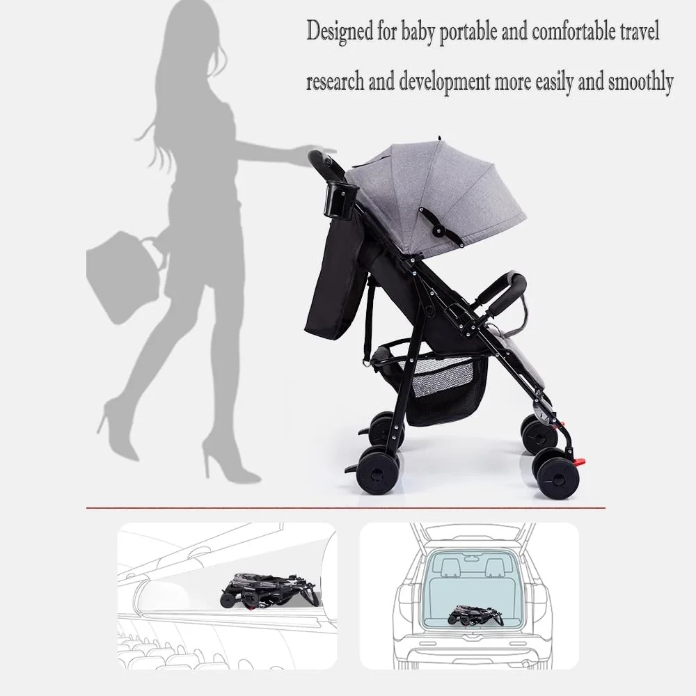 کالسکه بچه AM ANNA، کالسکه مسافرتی سبک و جمع و جور، تاشو فوق العاده جمع و جور و مناسب هواپیما، صندلی تکیه گاه نزدیک به حالت خوابیده، نوزاد تا نوپا کالسکه بچه AM ANNA، کالسکه مسافرتی سبک و جمع و جور، تاشو فوق العاده جمع و جور و مناسب هواپیما، صندلی تکیه گاه نزدیک به حالت خوابیده، نوزاد تا نوپا