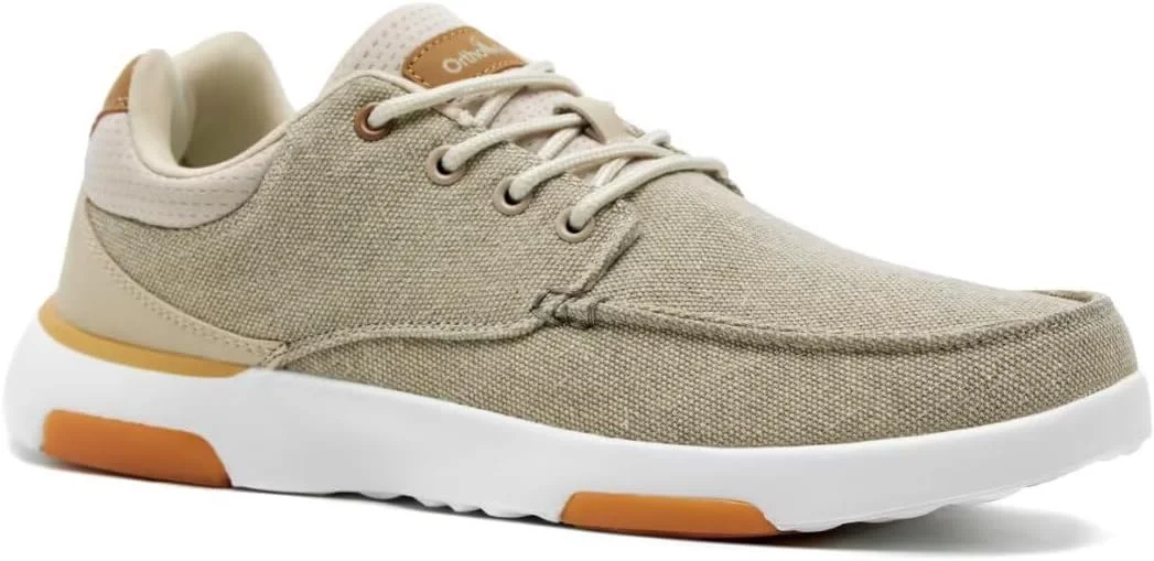 کفش پیاده روی ارتوپدی مردانه OrthoComfoot با پشتیبانی از قوس پا: کفش های راحتی غیر رسمی برای پلانتار فاسیایتیس برای پای صاف، کفش های کتانی ارتوپدی مد روز با قابلیت تنظیم بالشتک برای درد پا و پاشنه