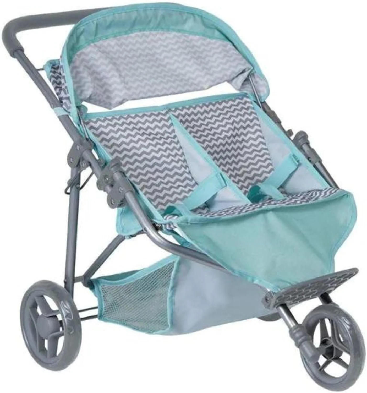 Adora Zig Zag Twin Jogger Stroller for Baby Doll