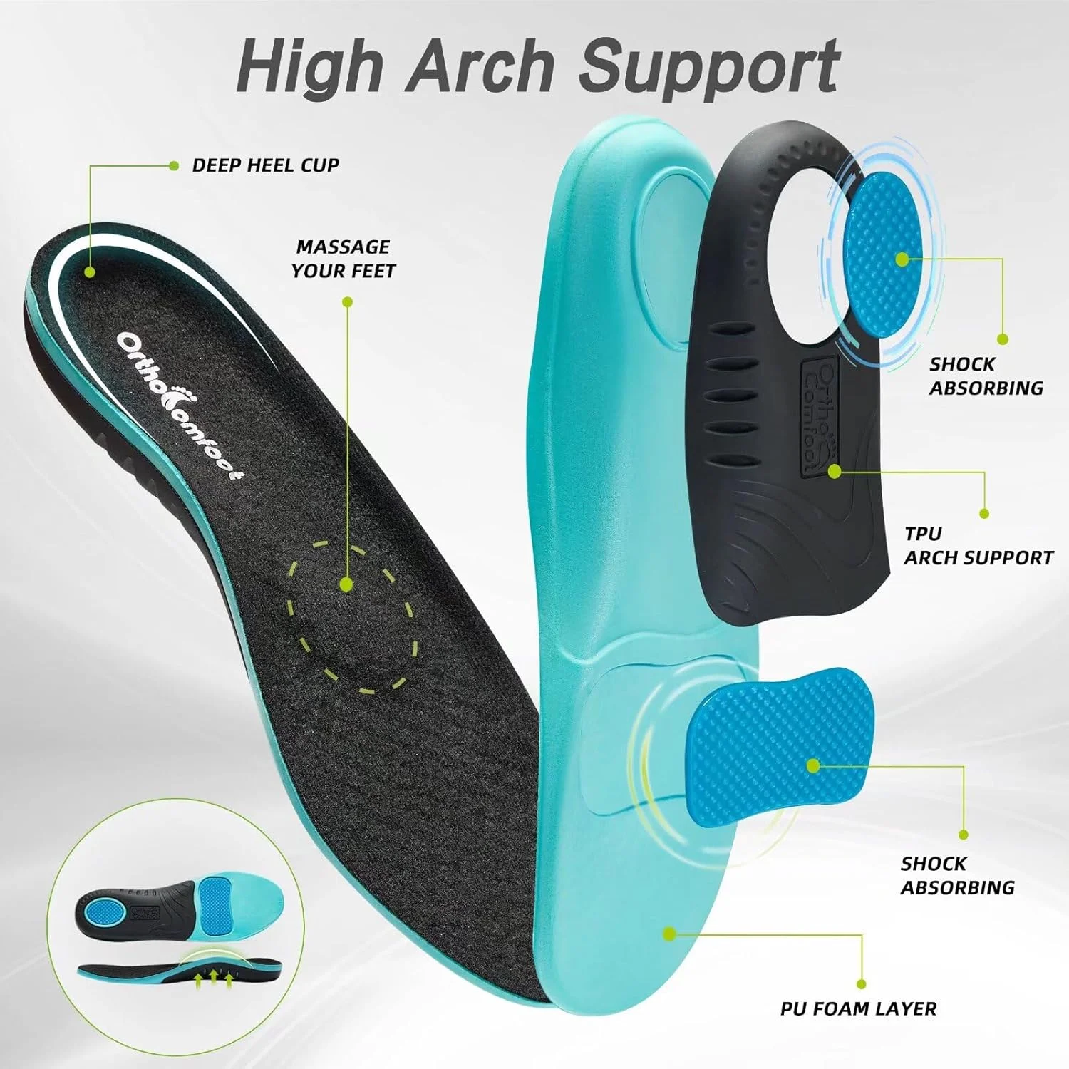 کفش آکسفورد چرمی ارتوپدی مردانه OrthoComfoot، کفش کتانی طبی شیک و راحت برای پلانتار فاسیایتیس با پشتیبانی از قوس پا، کفش پیاده روی غیر رسمی برای تسکین درد پا و پاشنه