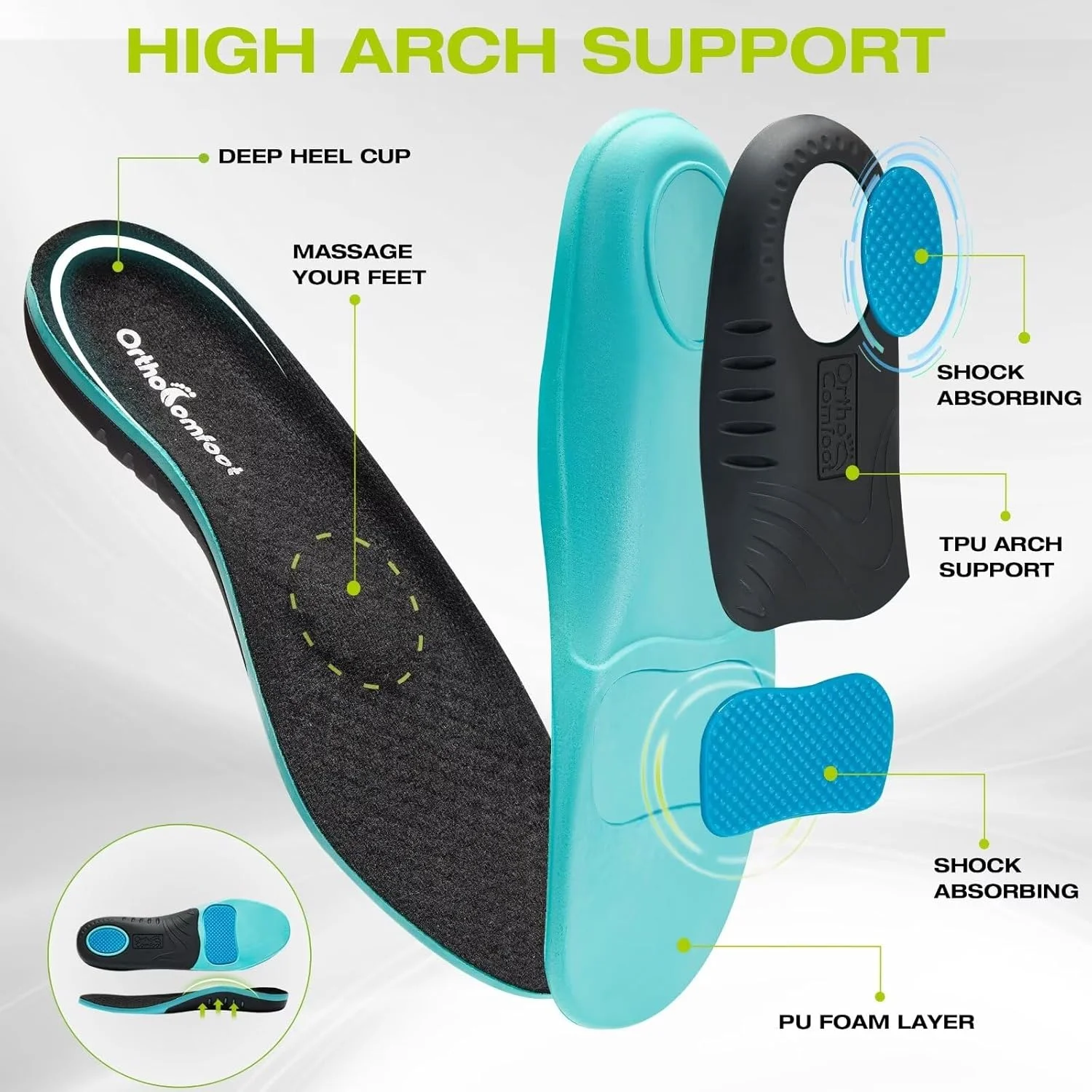 کفش های رسمی چرمی ارتوکامفورت مردانه: کفش های پیاده روی طبی با پشتیبانی از قوس پا برای پلانتار فاسیایتیس، کفش های غیر رسمی طبی مناسب کار و تسکین درد پاشنه و پا