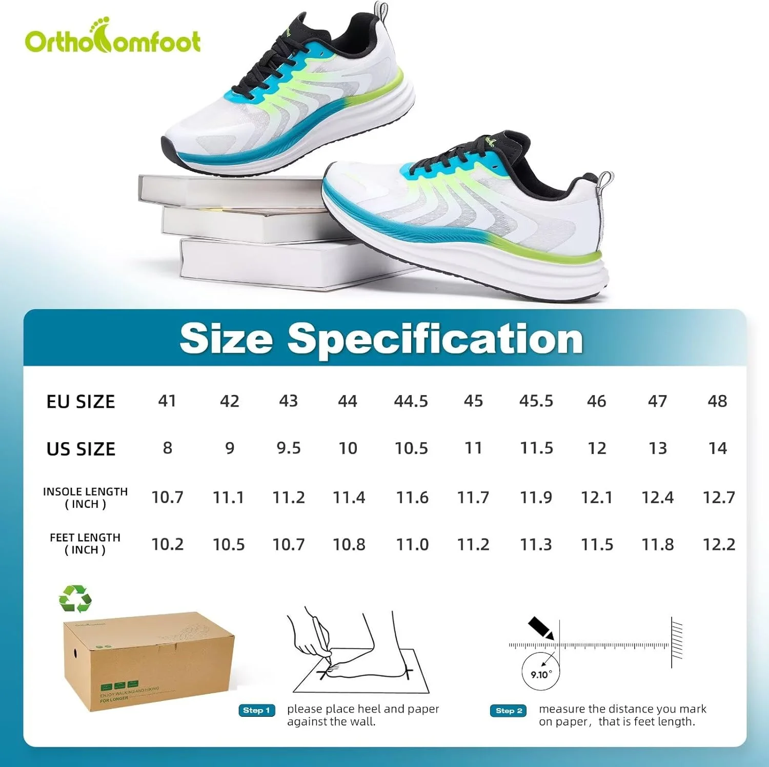 کفشهای دویدن ارتوپدی مردانه: کفشهای کتانی راحت و غیررسمی با پشتیبانی از قوس کف پا برای پلانتار فاشیای پا، کفشهای ورزشی ارتوپدی برای فضای باز، باشگاه، کار، تنیس برای تسکین درد پا و پاشنه کفشهای دویدن ارتوپدی مردانه: کفشهای کتانی راحت و غیررسمی با پشتیبانی از قوس کف پا برای پلانتار فاشیای پا، کفشهای ورزشی ارتوپدی برای فضای باز، باشگاه، کار، تنیس برای تسکین درد پا و پاشنه