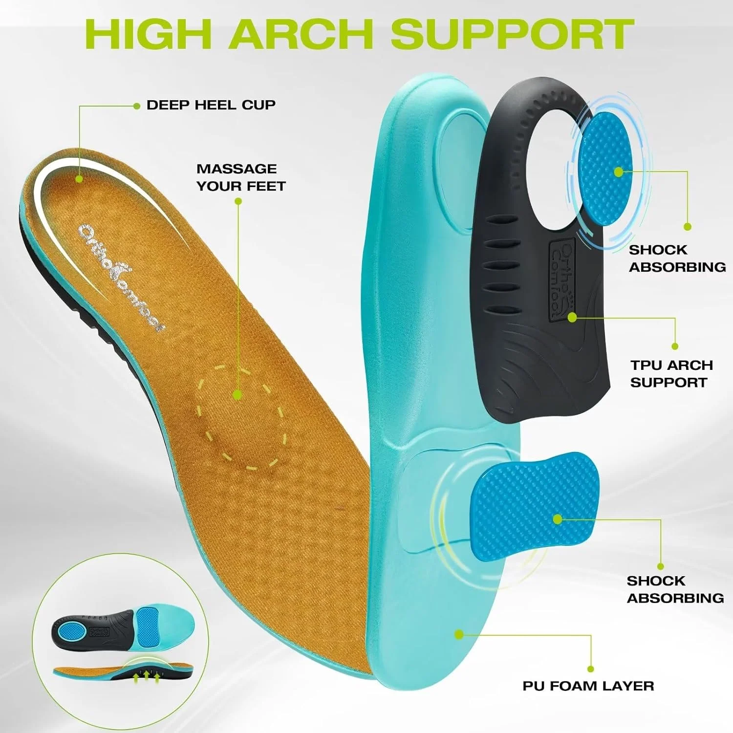 لوفرهای طبی و راحت لغزنده مردانه OrthoComfoot، کفش‌های پیاده‌روی غیررسمی با پشتیبانی از قوس پا برای پلانتار فاسیایتیس، دمپایی‌های طبی بوم نرم برای تسکین درد پا و پاشنه