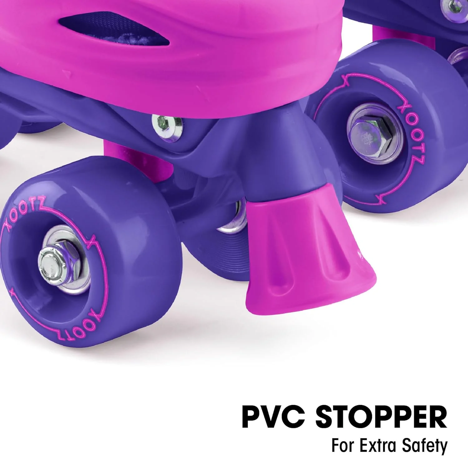 Xootz Kids Quad Skates, Beginner Adjustable Roller Skates Girls, Purple Xootz Kids Quad Skates, Beginner Adjustable Roller Skates Girls, Purple