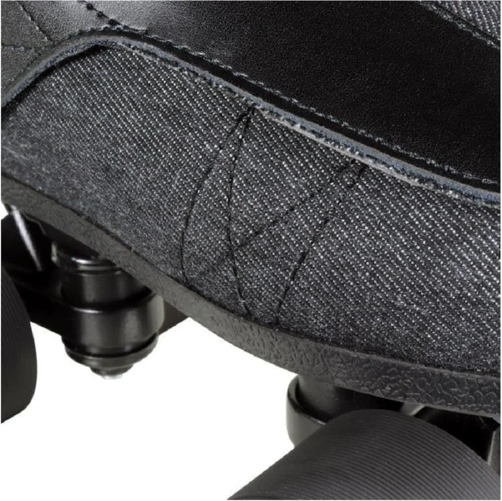 اسکیت های جَم مخفیانه V N L A | اسکیت های چهار چرخ از وانیلا - اسکیت های سرعتی داخل سالن - جین و چرم - برای حرکات نمایشی و ریتمیک (مشکی مات) اسکیت های جَم مخفیانه V N L A | اسکیت های چهار چرخ از وانیلا - اسکیت های سرعتی داخل سالن - جین و چرم - برای حرکات نمایشی و ریتمیک (مشکی مات)