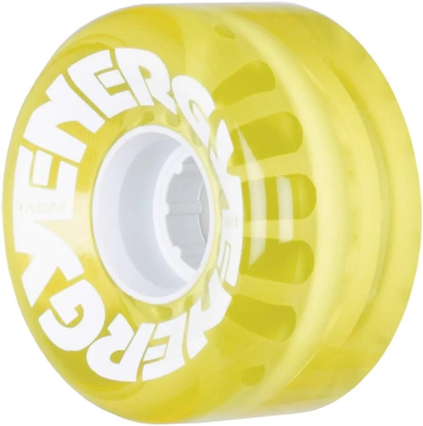 Riedell Radar Wheels - Energy 62 - Roller Skate Wheels - 4 Pack of 78A 32mm x 62mm Quad Skate Wheels yellow