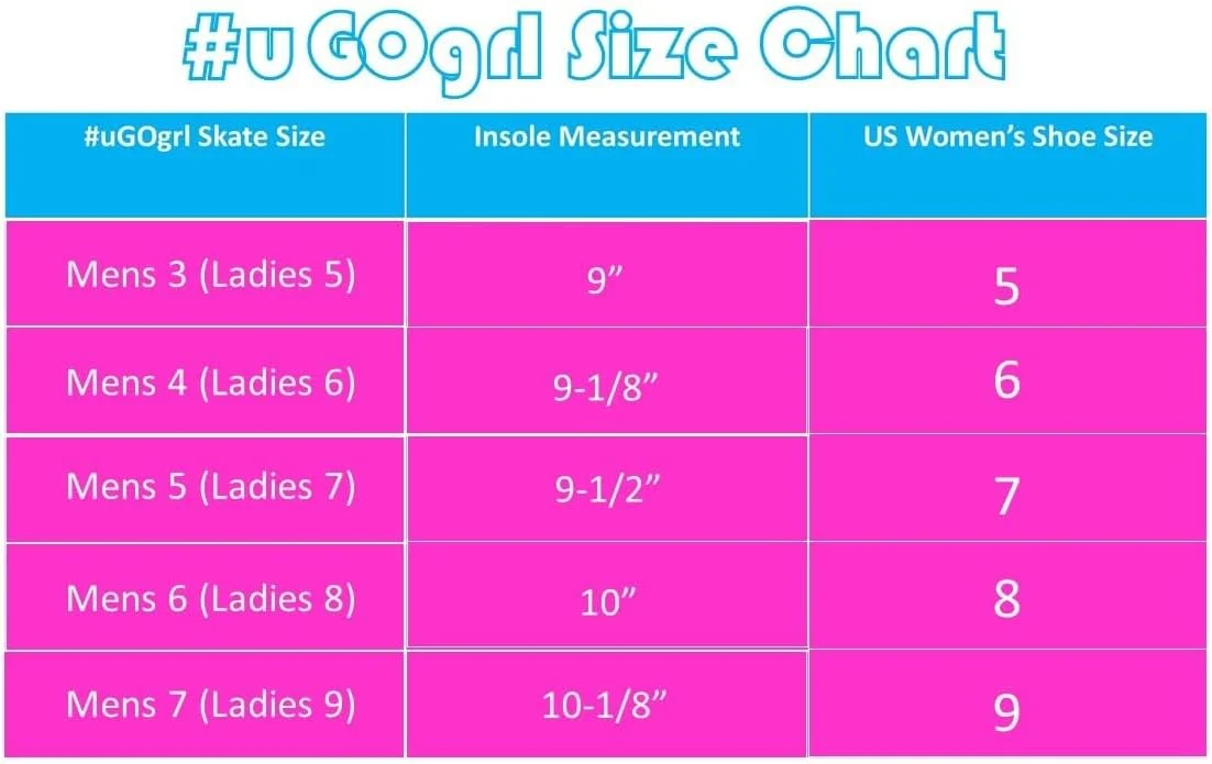 اسکیت های غلتکی Lenexa uGOgrl - اسکیت غلتکی بچه گانه - اسکیت غلتکی برای بچه ها - اسکیت غلتکی دخترانه - اسکیت غلتکی دخترانه - اسکیت زنانه بزرگسال - اسکیت غلتکی زنانه