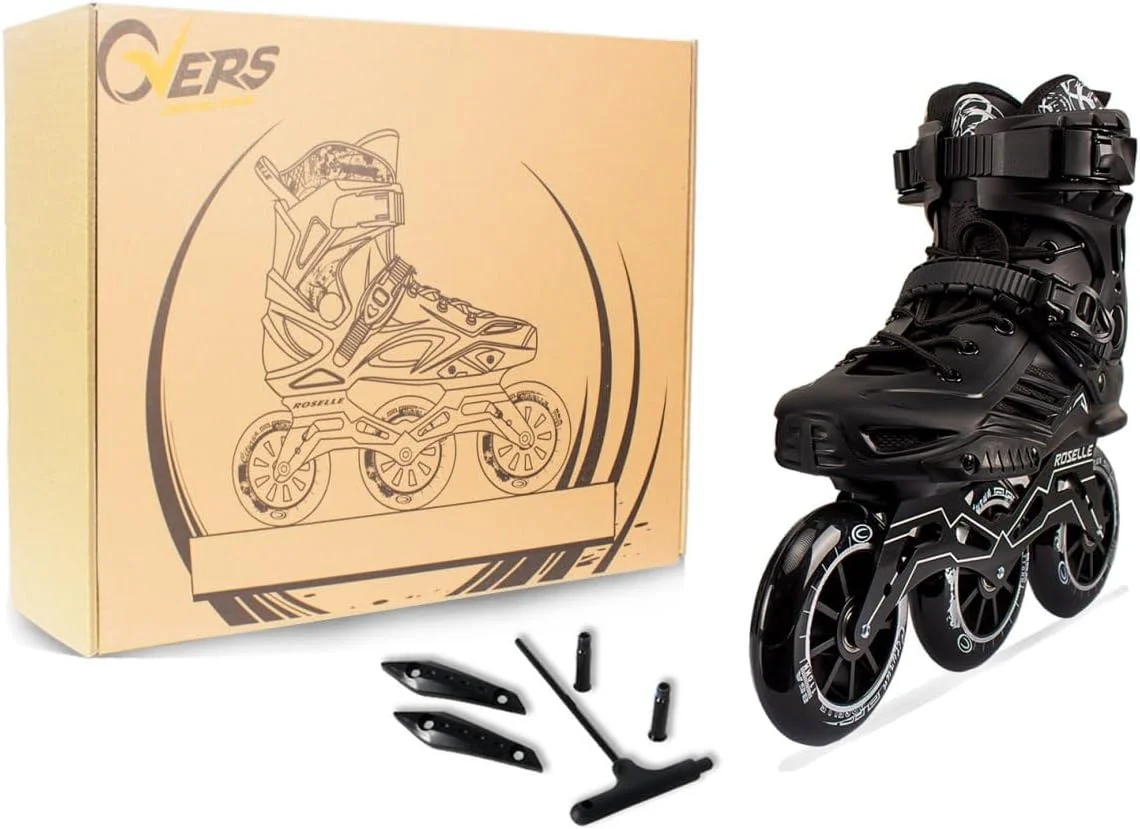 Overs Inline Skates Shoes for Men,Women and youth,Racing Skates for Adults and Children,110mm*3Wheels Speed Skating Shoes Overs Inline Skates Shoes for Men,Women and youth,Racing Skates for Adults and Children,110mm*3Wheels Speed Skating Shoes