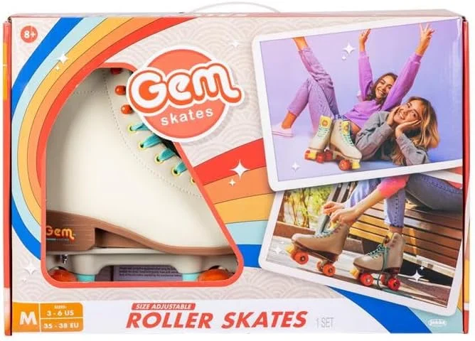 اسکیت های چهار چرخ GEM SKATES رنگ بندی 7 سایز - متوسط اسکیت های چهار چرخ GEM SKATES رنگ بندی 7 سایز - متوسط
