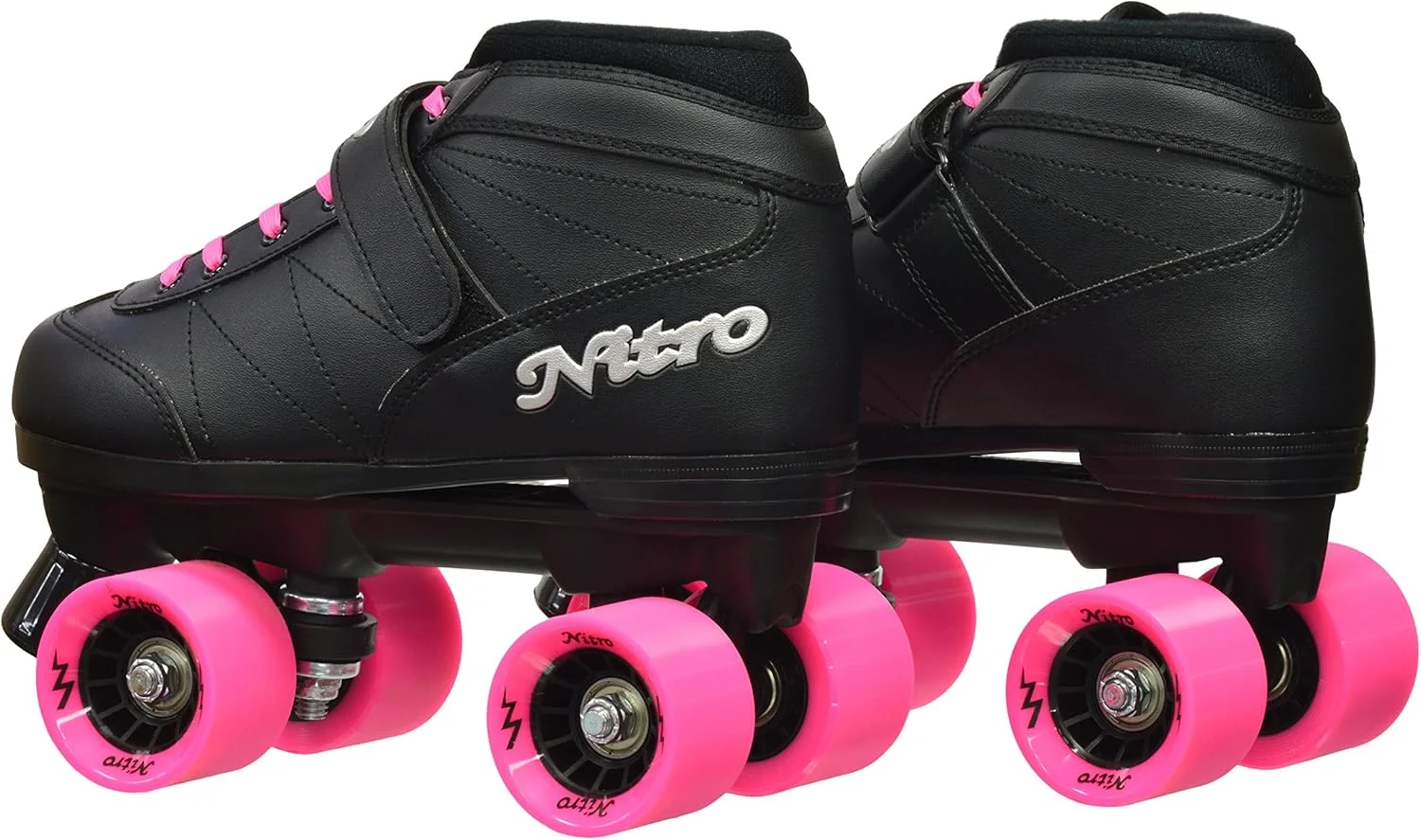 اسکیت های چهار چرخ سرعتی Epic Skates 2016 Epic Super Nitro 1 مناسب داخل و خارج سالن، صورتی