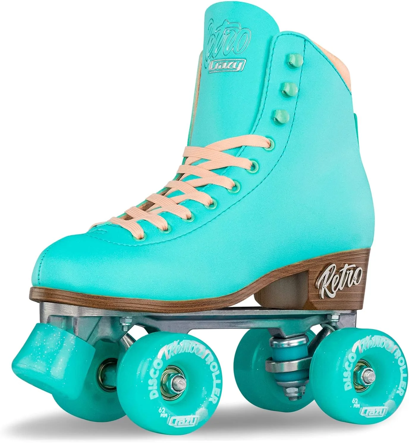 اسکیت های غلتکی قابل تنظیم رترو Crazy Skates - قابلیت تنظیم برای 4 سایز