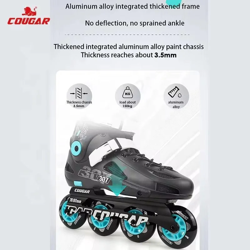 اسکیت های بزرگسالان Cougar 307 Urban (مشکی)، اسکیت های اینلاین بزرگسالان، اسکیت های اینلاین چهار چرخ، فیبر کربن، اسکیت های اینلاین بادوام مردانه زنانه جوانان اسکیت های بزرگسالان Cougar 307 Urban (مشکی)، اسکیت های اینلاین بزرگسالان، اسکیت های اینلاین چهار چرخ، فیبر کربن، اسکیت های اینلاین بادوام مردانه زنانه جوانان