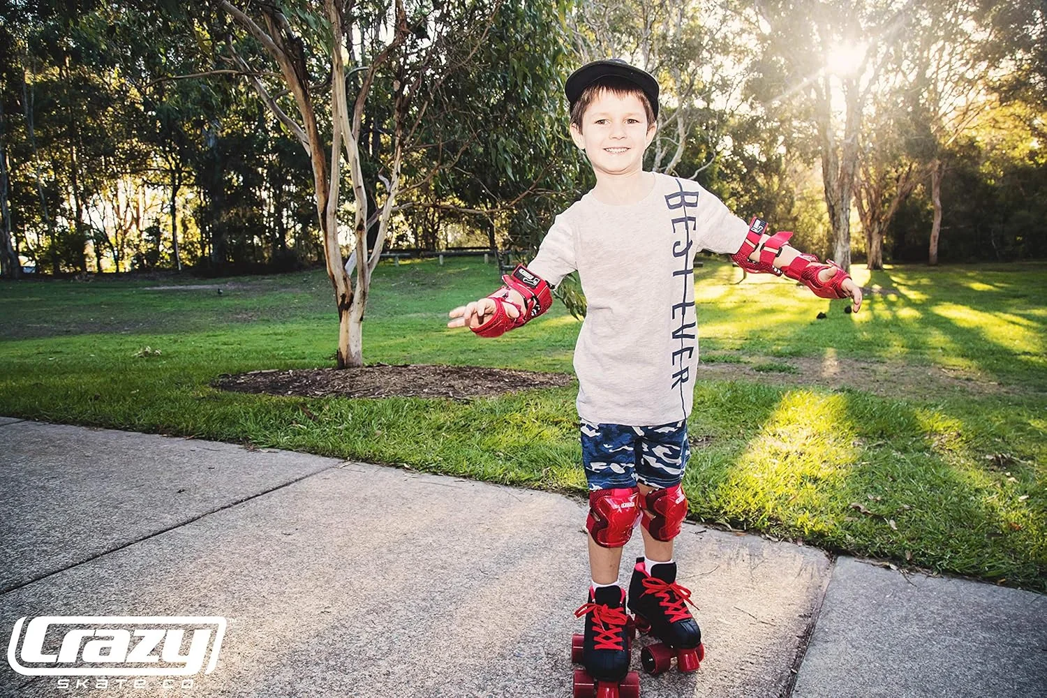اسکیت های غلتکی موشکی Crazy Skates برای دختران و پسران - اسکیت های چهارتایی عالی برای کودکان مبتدی