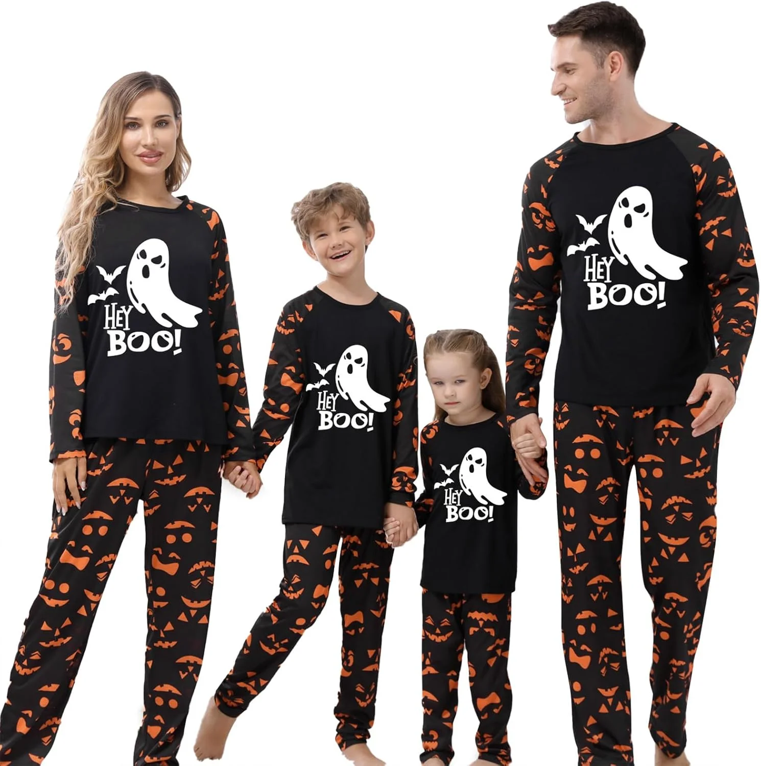ست لباس خواب هالووین خانواده Muineobuka با طرح شبح شبتاب ست لباس خواب هالووین خانواده Muineobuka با طرح شبح شبتاب