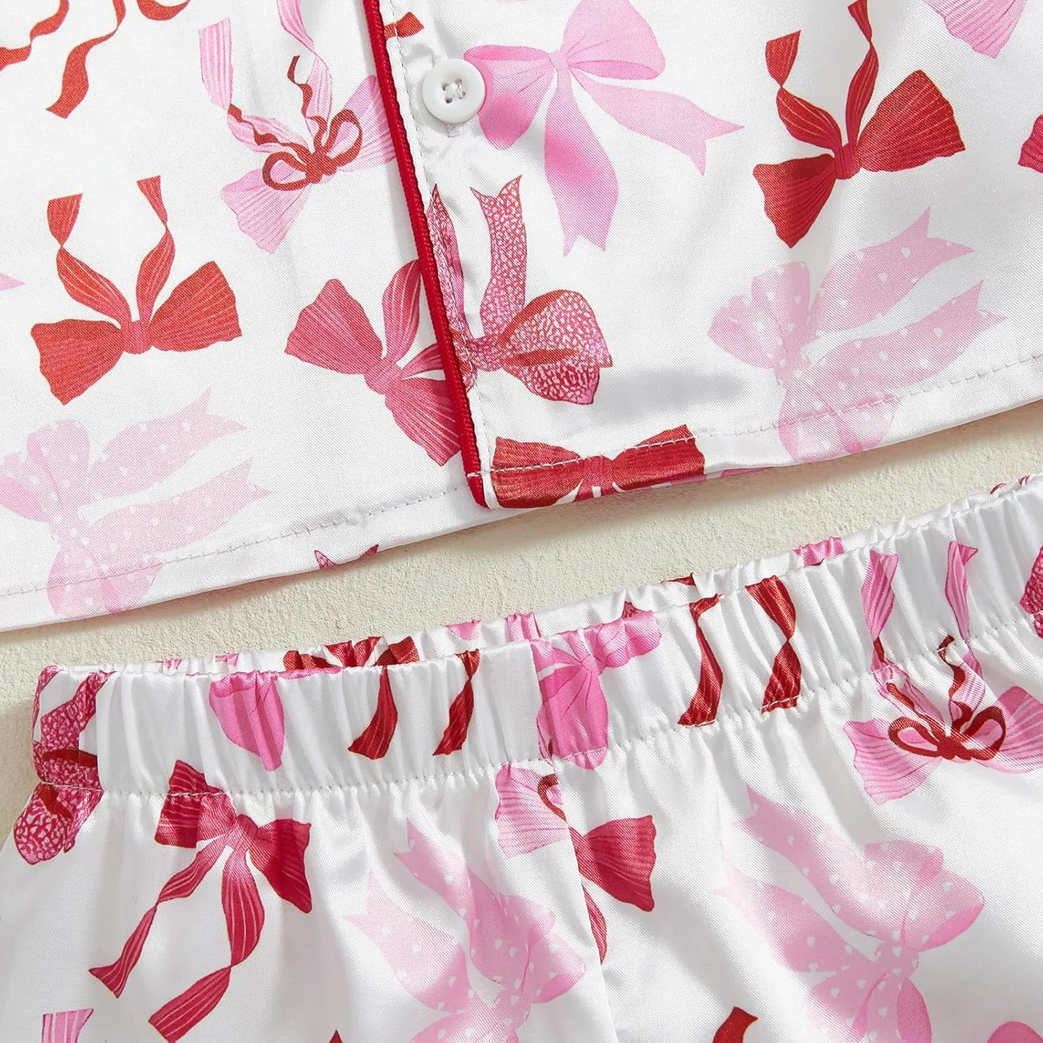 ست لباس خواب دخترانه نوزاد و کودک MAHUAOYIXI، طرح قلب/حروف، آستین بلند، تاپ و شلوار الاستیک، لباس راحتی، لباس خواب، لباس روز ولنتاین برای دختران کوچک، 2 تکه ست لباس خواب دخترانه نوزاد و کودک MAHUAOYIXI، طرح قلب/حروف، آستین بلند، تاپ و شلوار الاستیک، لباس راحتی، لباس خواب، لباس روز ولنتاین برای دختران کوچک، 2 تکه