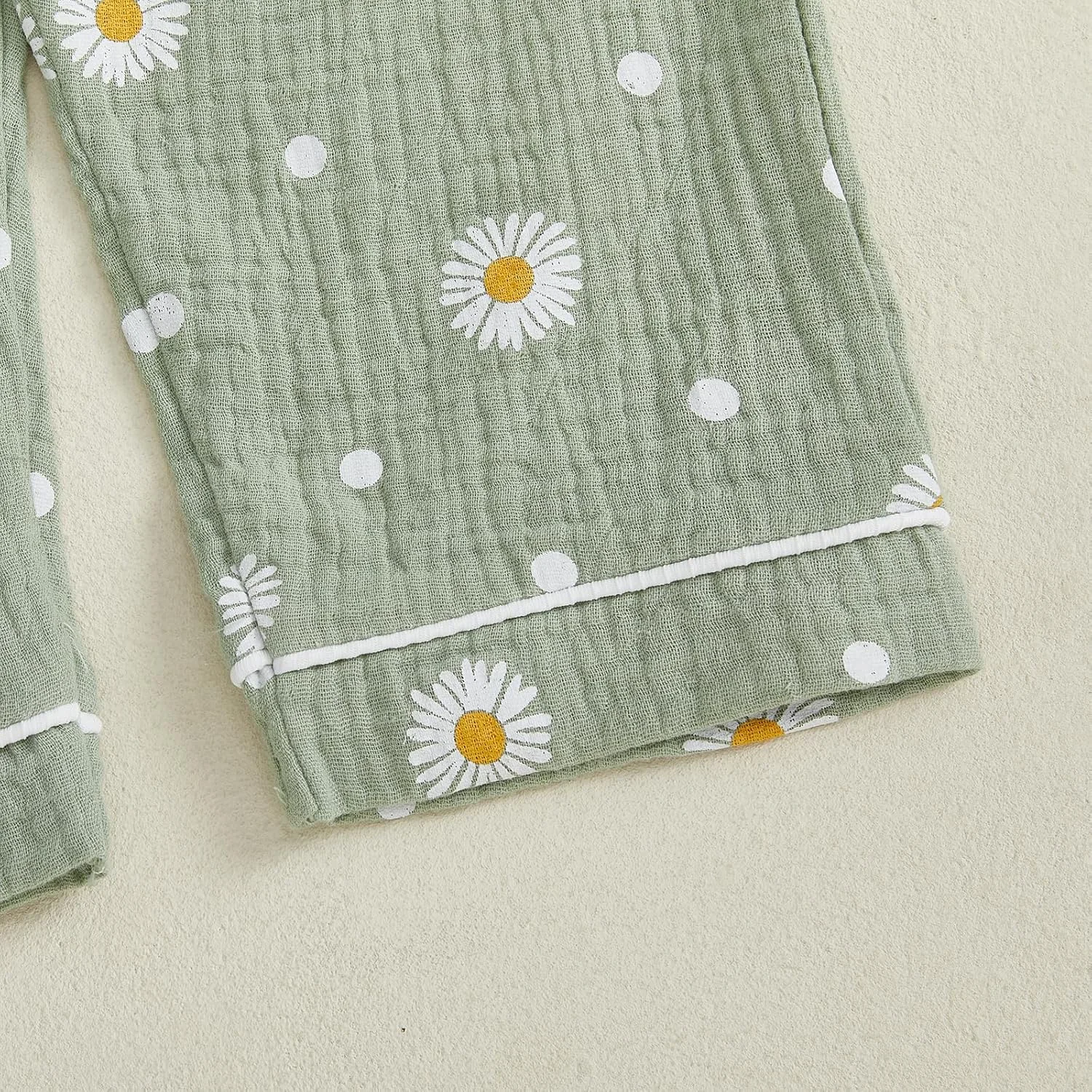 ست لباس خواب دخترانه بچه گانه M9ppzzur7، طرح گل بابونه، یقه هفت، جیب جلویی، آستین بلند، کمر کشی، شلوار راحت، ست لباس خواب 2 تکه دخترانه ست لباس خواب دخترانه بچه گانه M9ppzzur7، طرح گل بابونه، یقه هفت، جیب جلویی، آستین بلند، کمر کشی، شلوار راحت، ست لباس خواب 2 تکه دخترانه