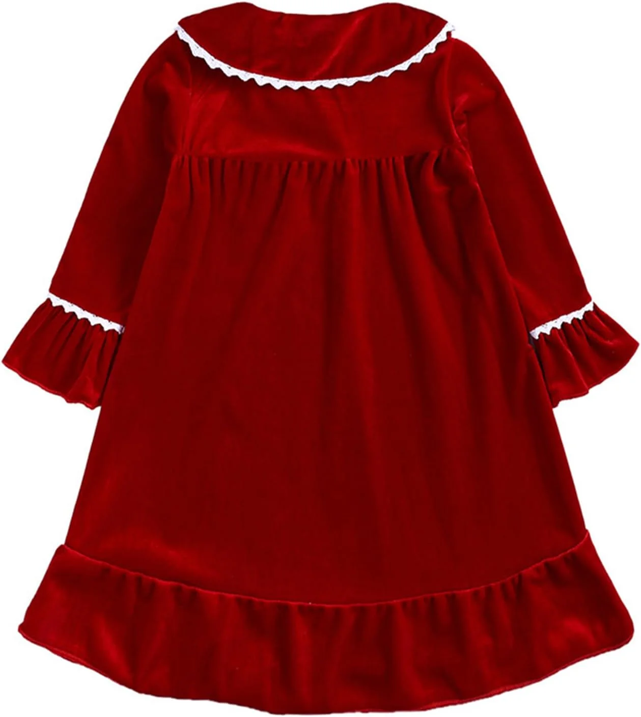 ست لباس خواب مخملی کریسمس LAEMILIA پسرانه دخترانه، بلوز آستین بلند و شلوار، لباس راحتی