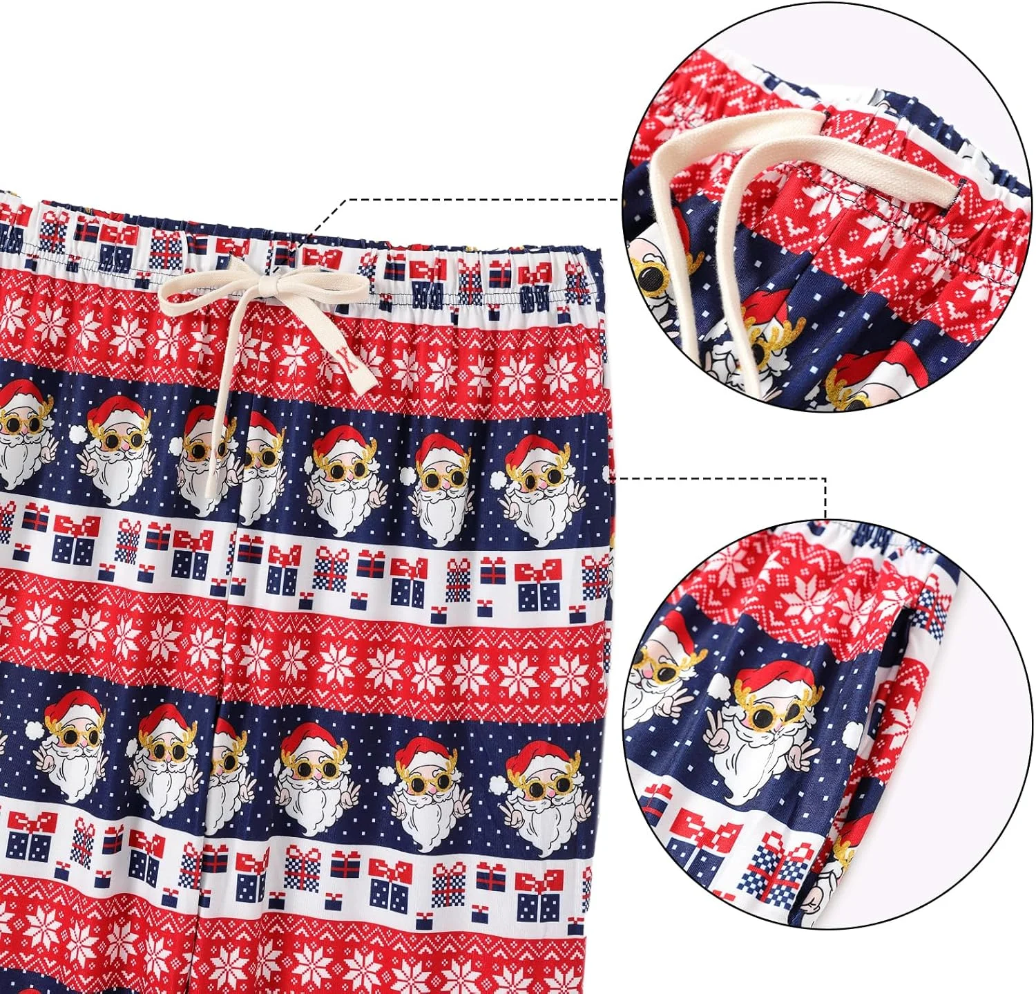 ست لباس خواب کریسمس خانوادگی IFFEI، تاپ آستین بلند با طرح شاخ گوزن و شلوار چهارخانه، لباس راحتی، ست پیژامه ست لباس خواب کریسمس خانوادگی IFFEI، تاپ آستین بلند با طرح شاخ گوزن و شلوار چهارخانه، لباس راحتی، ست پیژامه