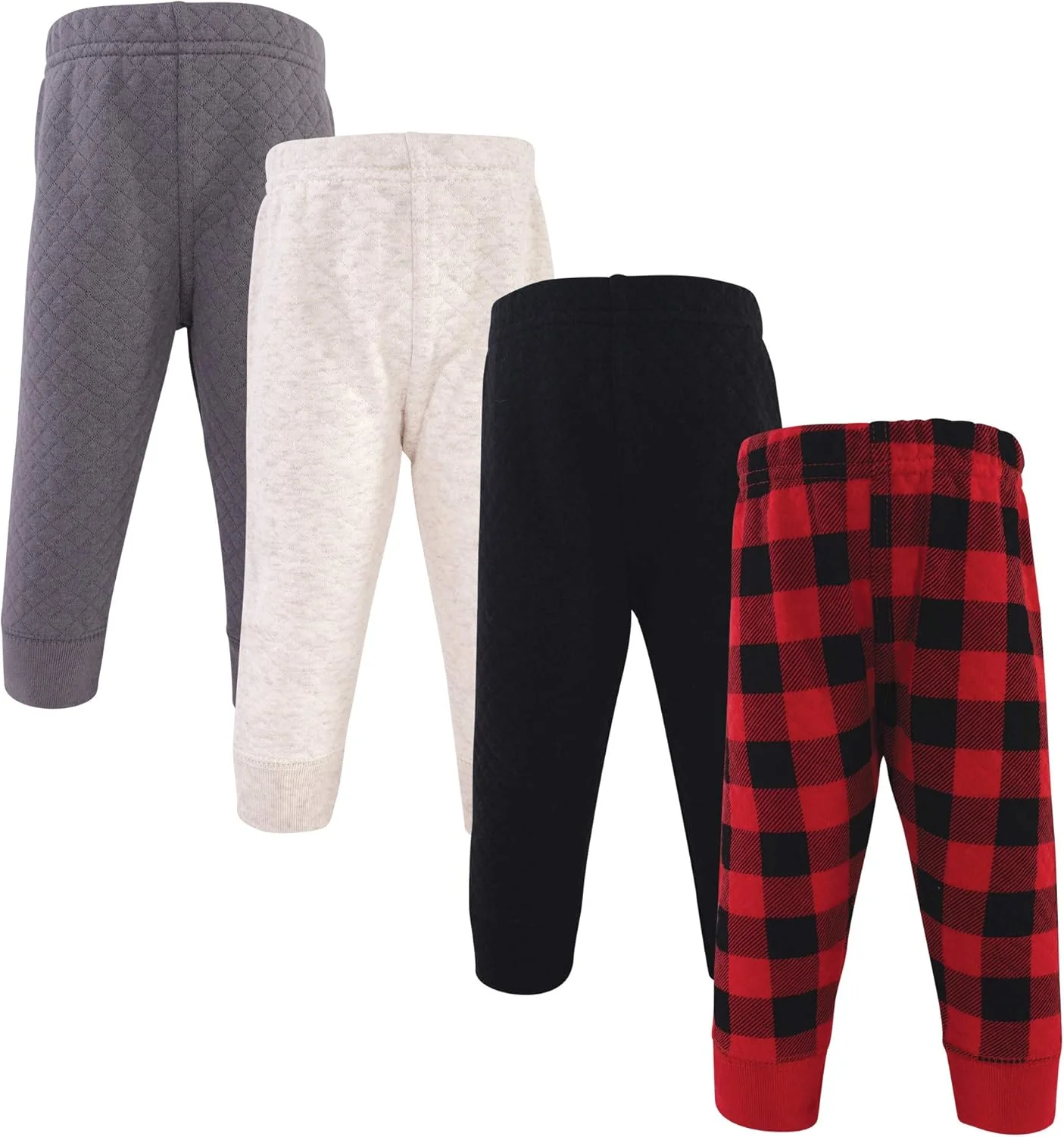Hudson Baby Unisex Baby Quilted Jogger Pants 4pk