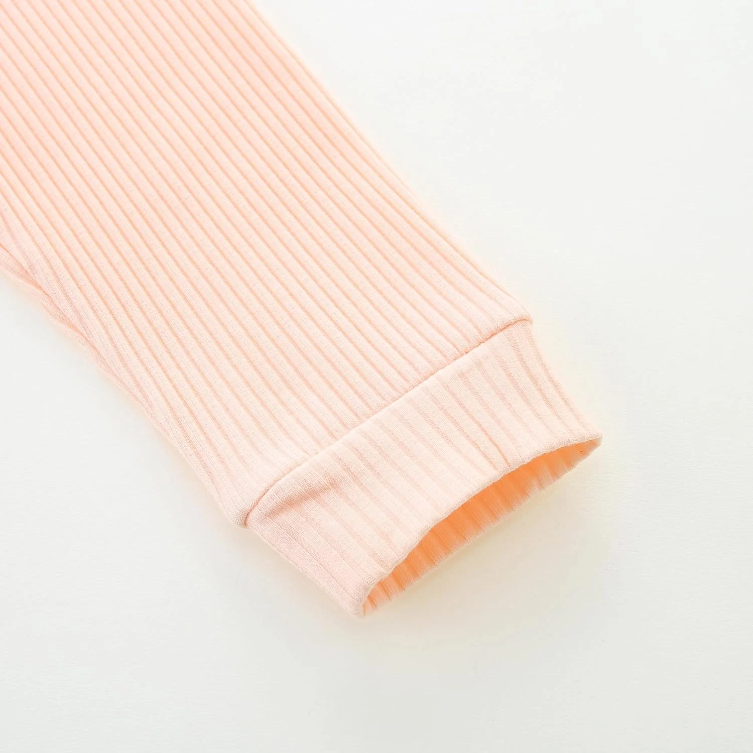 لباس نوزادی Hikido، ست لباس پسرانه و دخترانه، رامپر دنده ای نخی آستین بلند به همراه شلوار، مناسب برای نوزادان 0 تا 18 ماهه