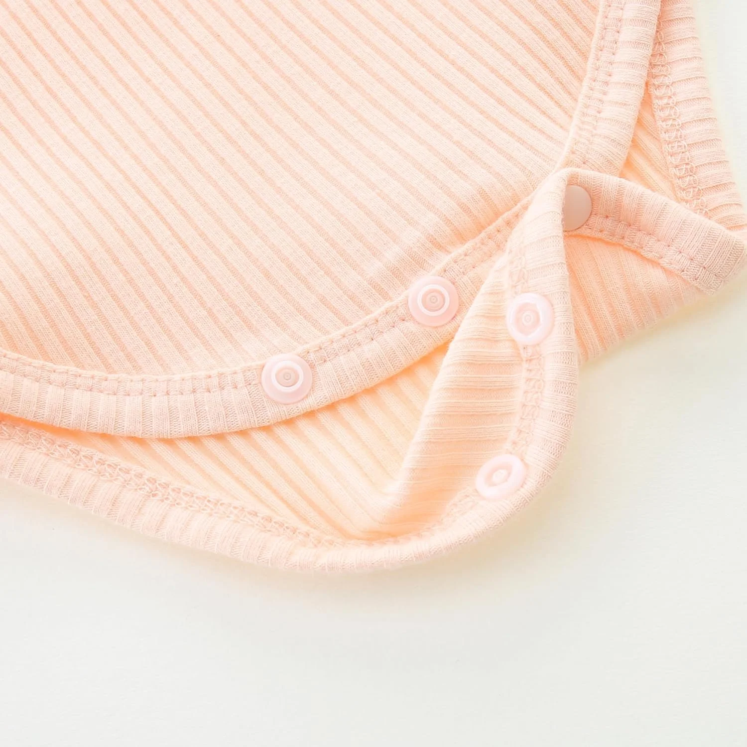 لباس نوزادی Hikido، ست لباس پسرانه و دخترانه، رامپر دنده ای نخی آستین بلند به همراه شلوار، مناسب برای نوزادان 0 تا 18 ماهه