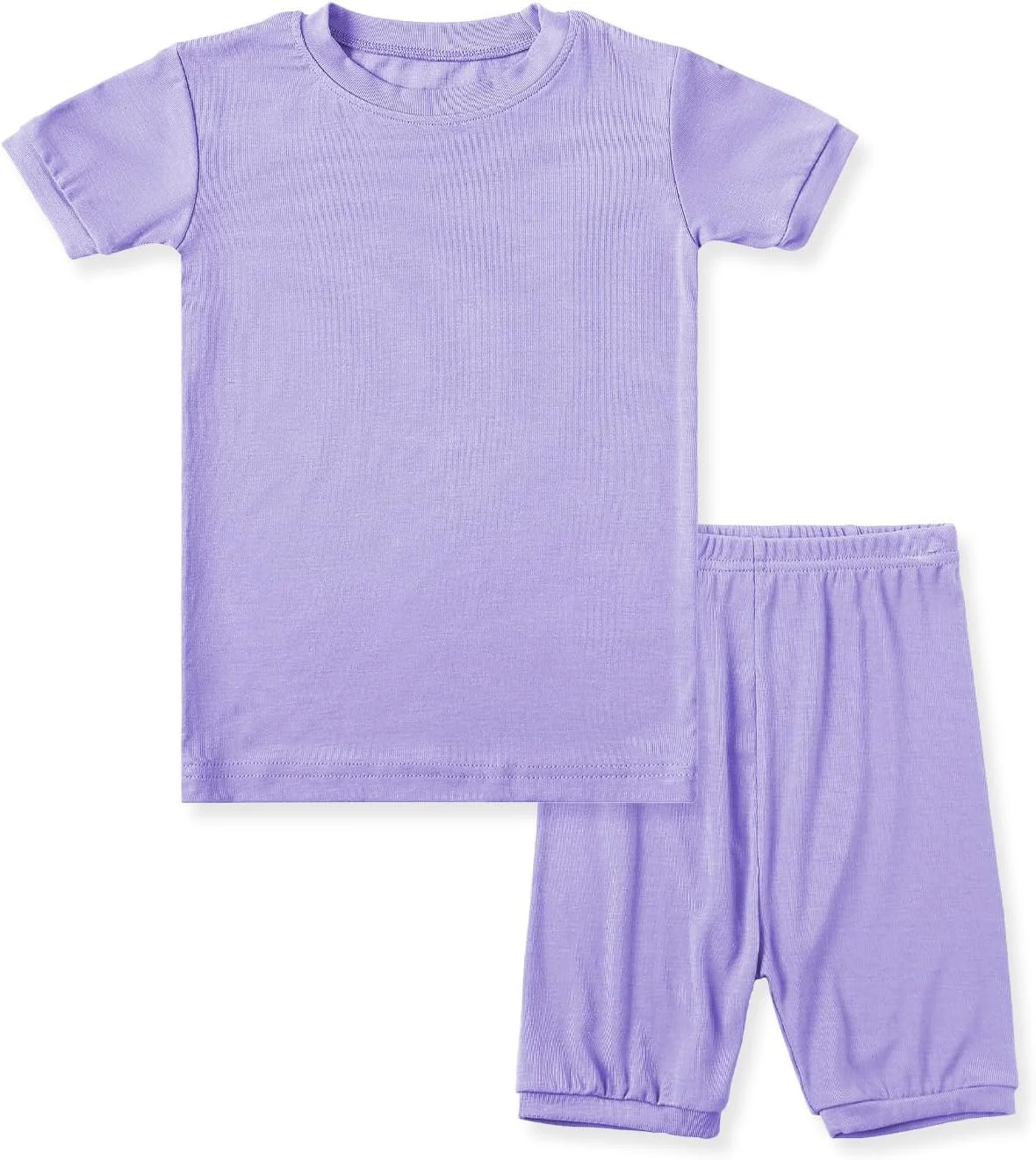 ست پیژامه آستین کوتاه تابستانی بچه گانه HAPIU، ساخته شده از ریون بامبو، لباس خواب دخترانه پسرانه