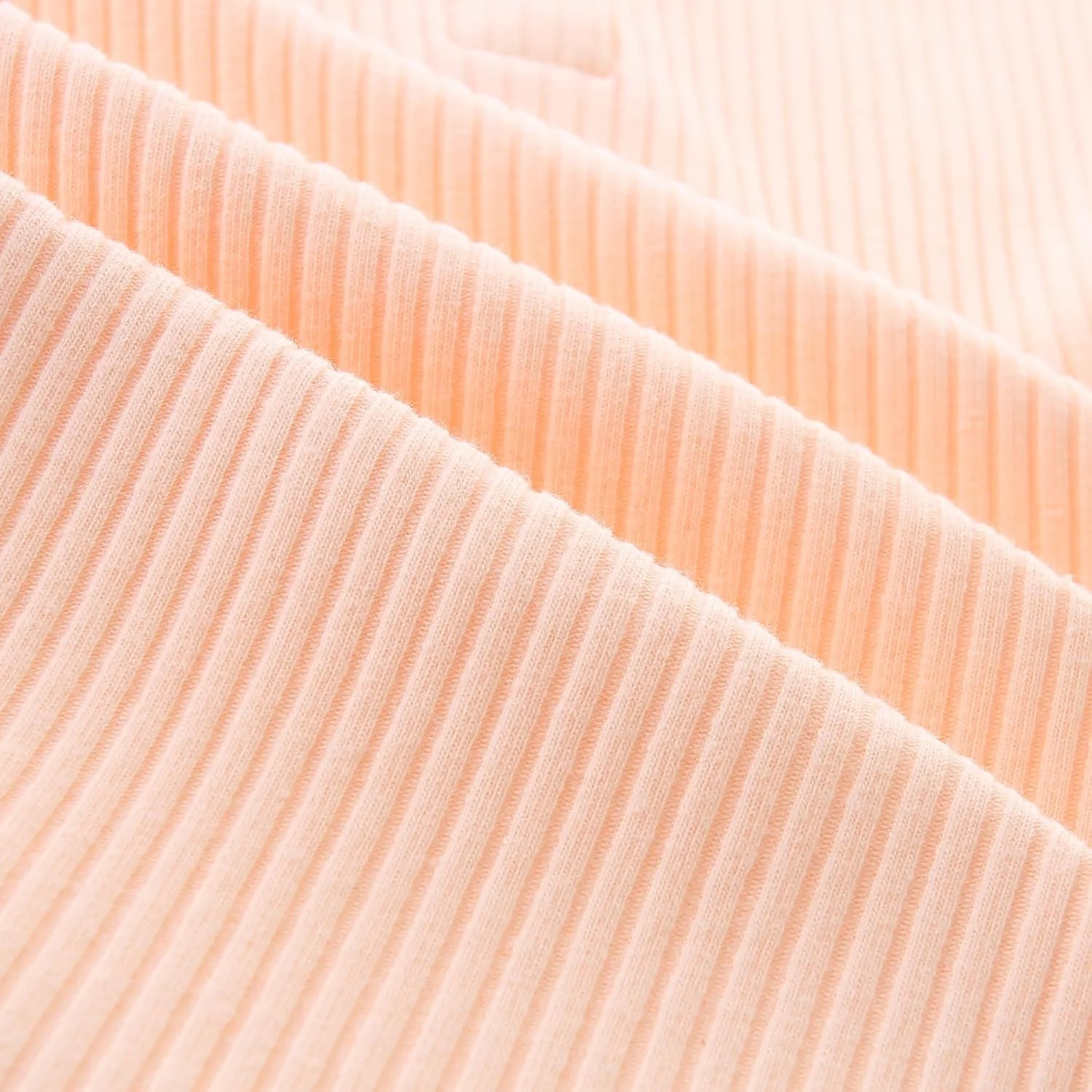 لباس نوزادی Hikido، ست لباس پسرانه و دخترانه، رامپر دنده ای نخی آستین بلند به همراه شلوار، مناسب برای نوزادان 0 تا 18 ماهه