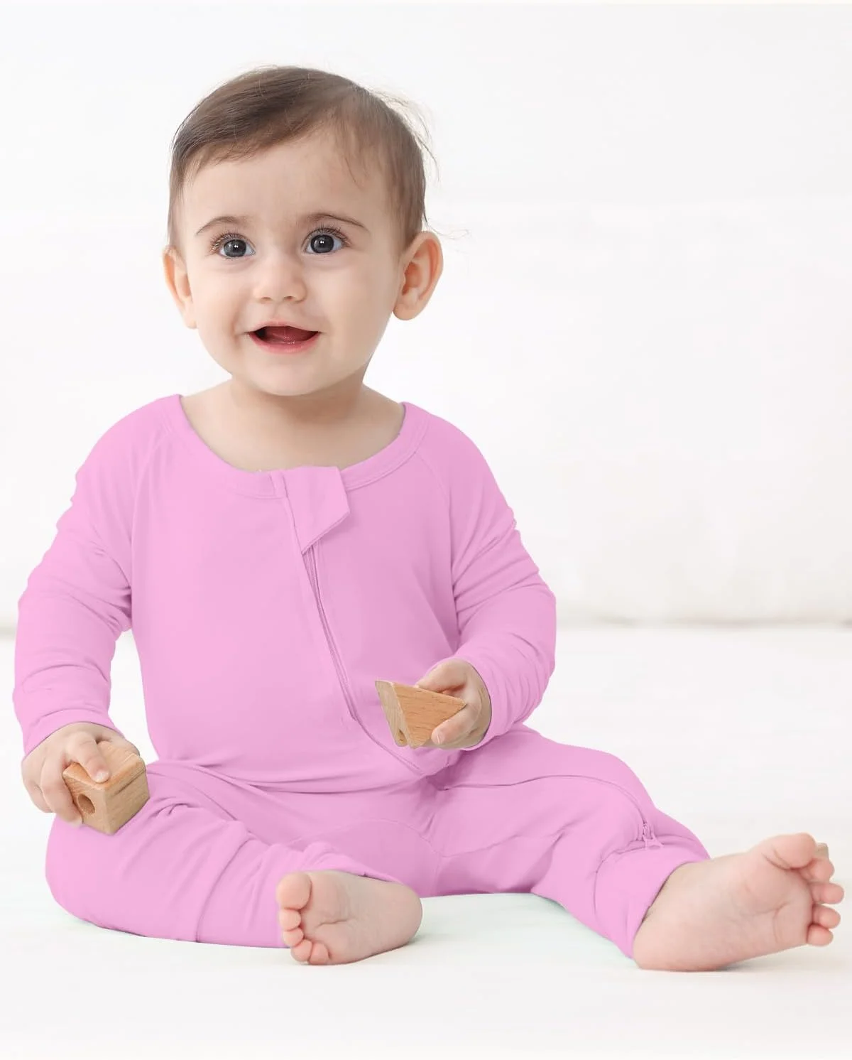 لباس خواب نوزادی بامبو گیسبی، دخترانه و پسرانه، بدون جوراب، دارای دستکش، 3 تکه، آستین بلند، مناسب برای خواب لباس خواب نوزادی بامبو گیسبی، دخترانه و پسرانه، بدون جوراب، دارای دستکش، 3 تکه، آستین بلند، مناسب برای خواب