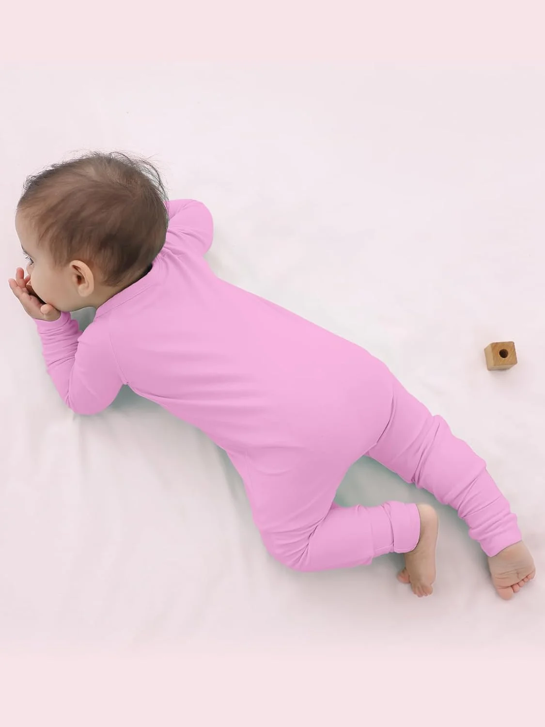 لباس خواب نوزادی بامبو گیسبی، دخترانه و پسرانه، بدون جوراب، دارای دستکش، 3 تکه، آستین بلند، مناسب برای خواب لباس خواب نوزادی بامبو گیسبی، دخترانه و پسرانه، بدون جوراب، دارای دستکش، 3 تکه، آستین بلند، مناسب برای خواب