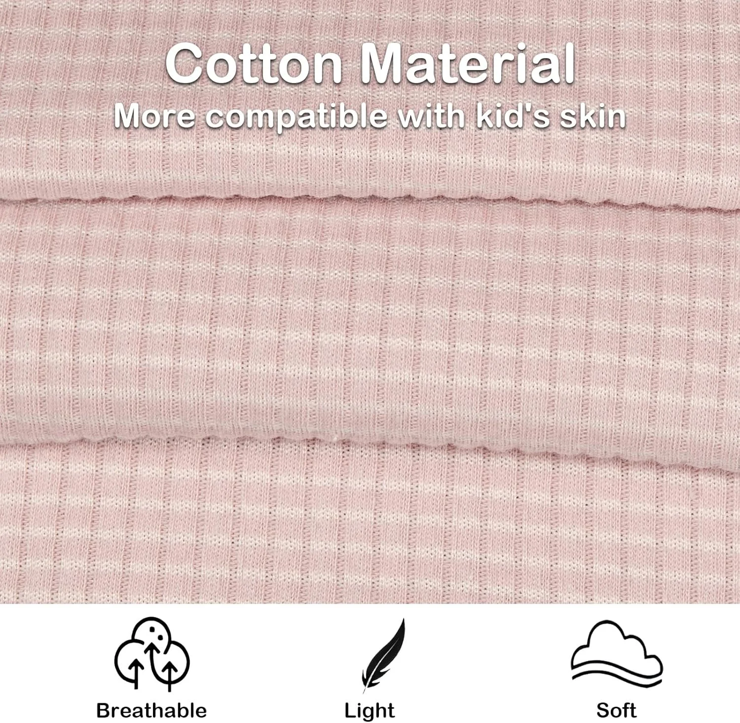 ست تیشرت و شورت آستین کوتاه نخی بچه گانه GUISBY، لباس خواب وافل برای دختر و پسر ست تیشرت و شورت آستین کوتاه نخی بچه گانه GUISBY، لباس خواب وافل برای دختر و پسر