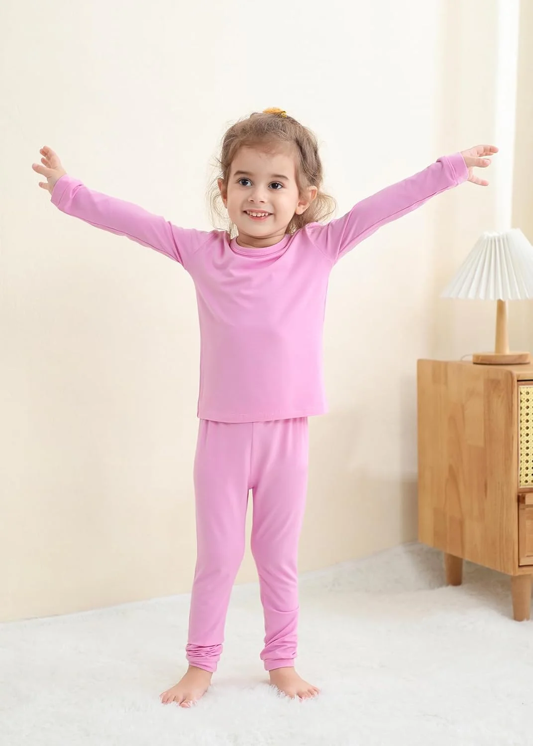 ست لباس خواب بچه گانه GUISBY، لباس خواب دو تکه بامبو مناسب استفاده روزانه برای پسران و دختران ست لباس خواب بچه گانه GUISBY، لباس خواب دو تکه بامبو مناسب استفاده روزانه برای پسران و دختران